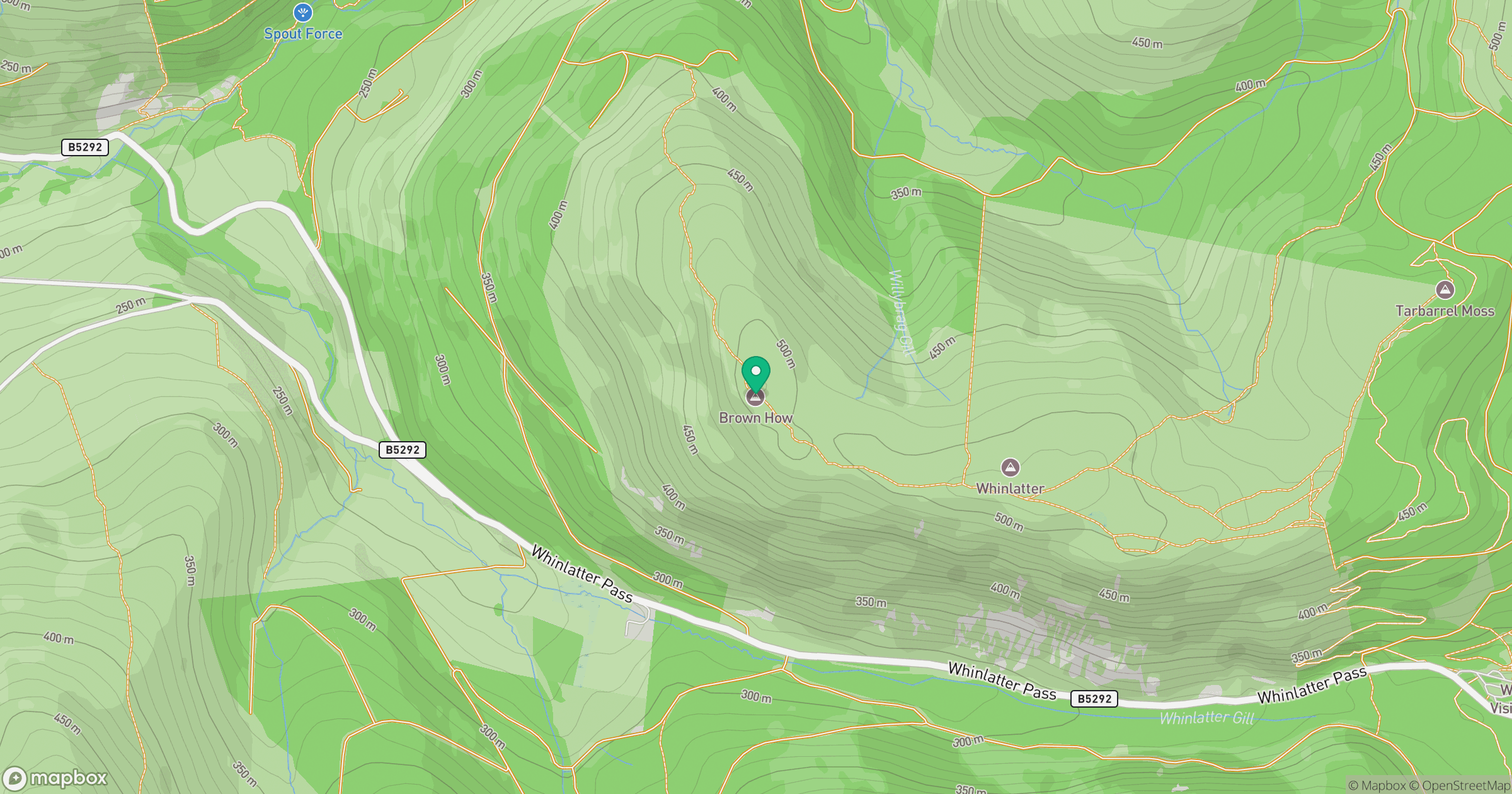 Whinlatter [Brown How - Whinlatter] location map
