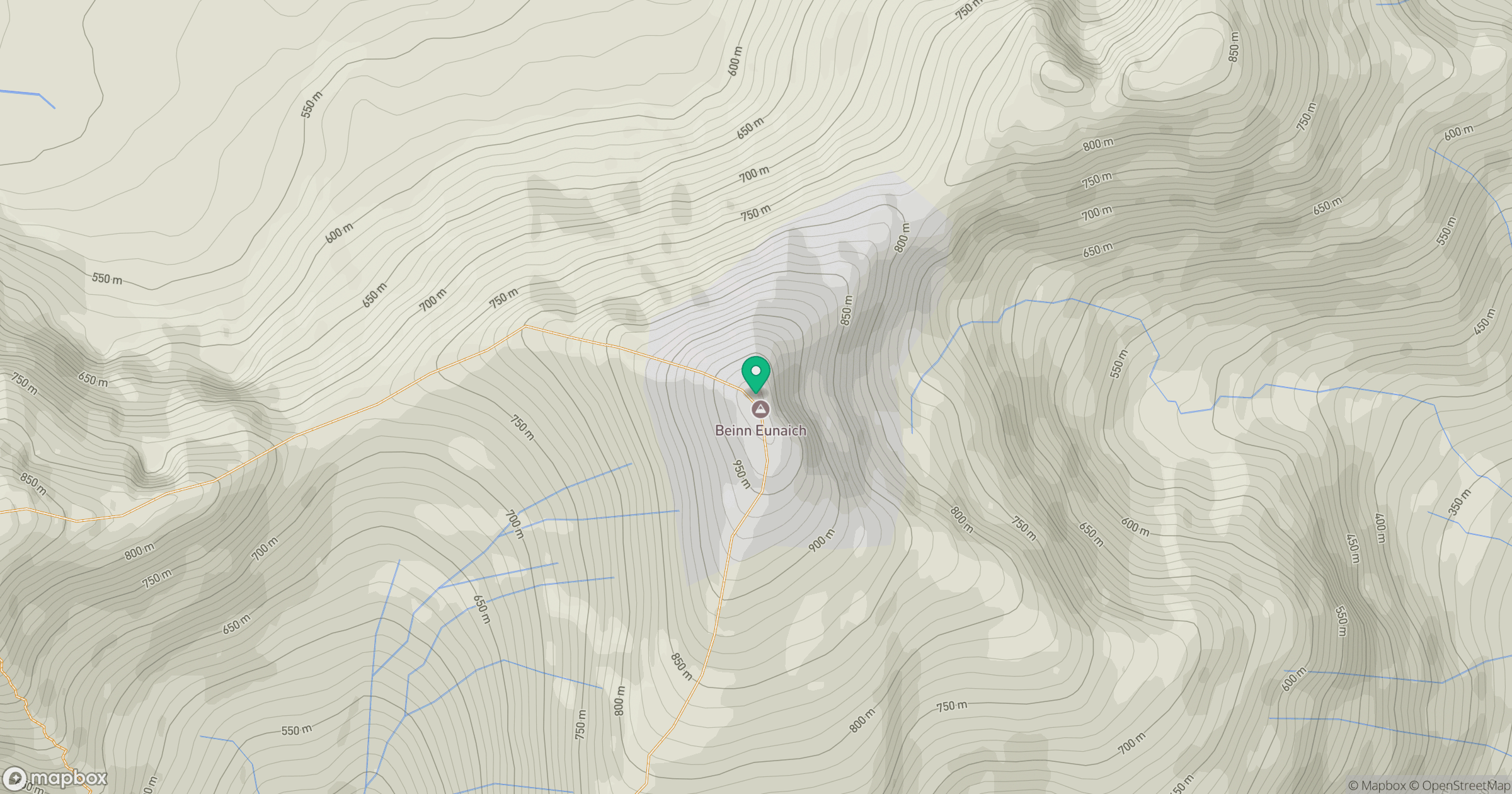 Beinn Eunaich location map