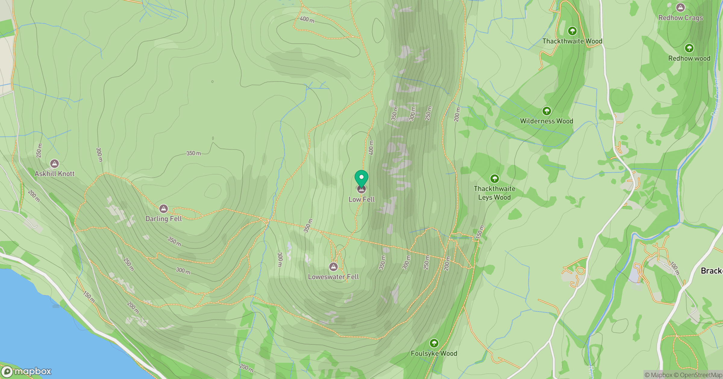 Low Fell location map