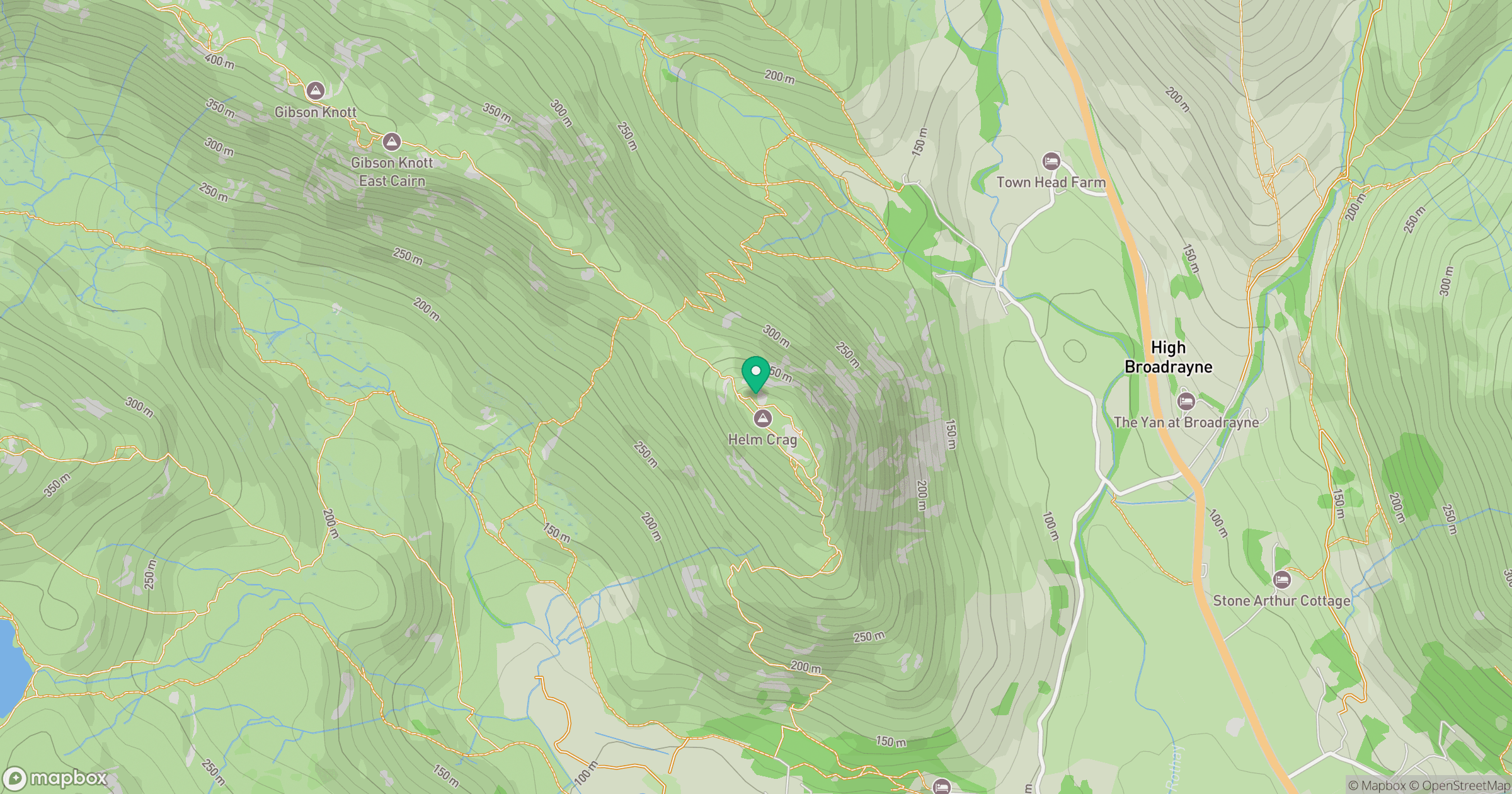 Helm Crag location map