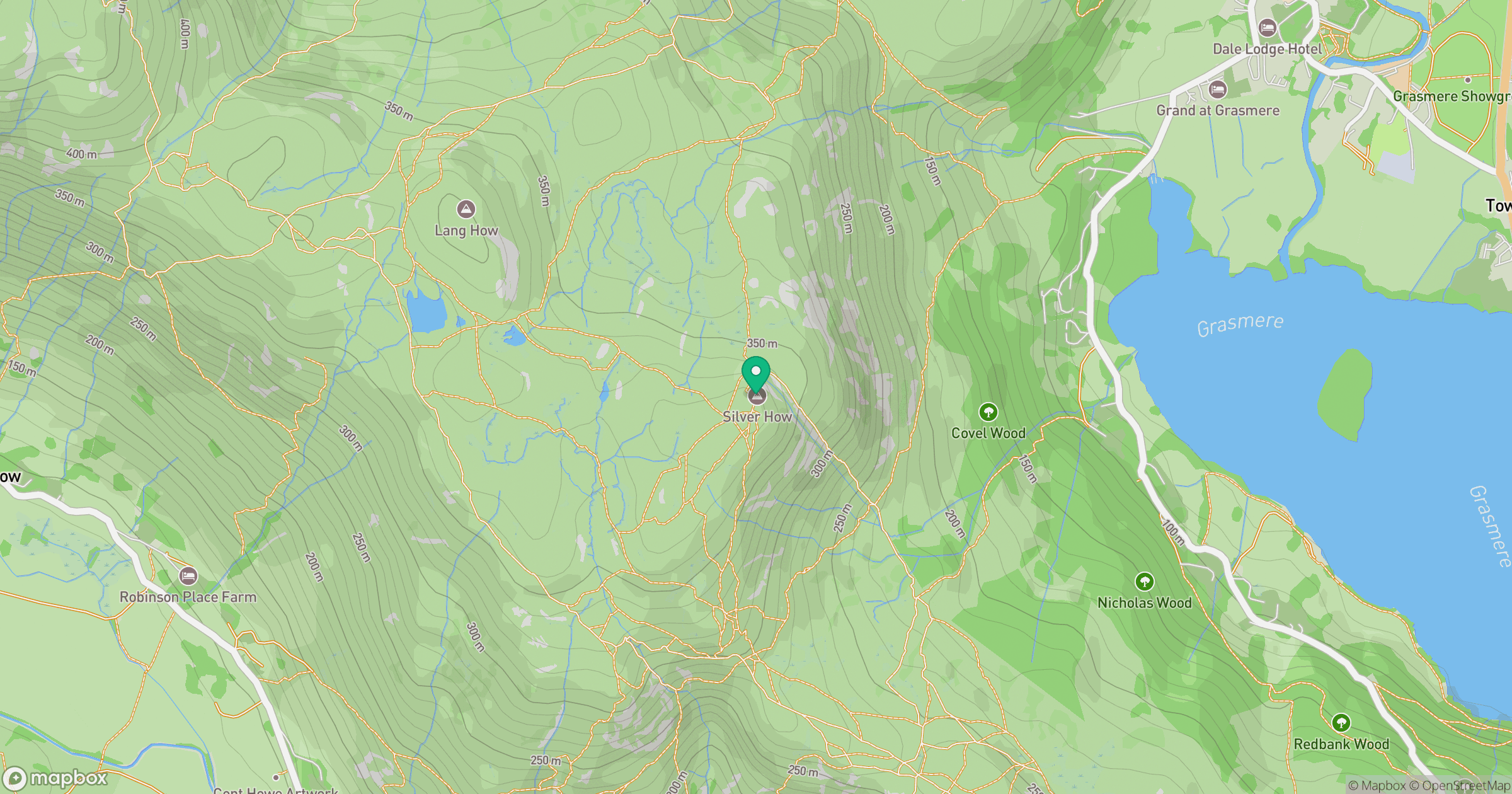 Silver How location map
