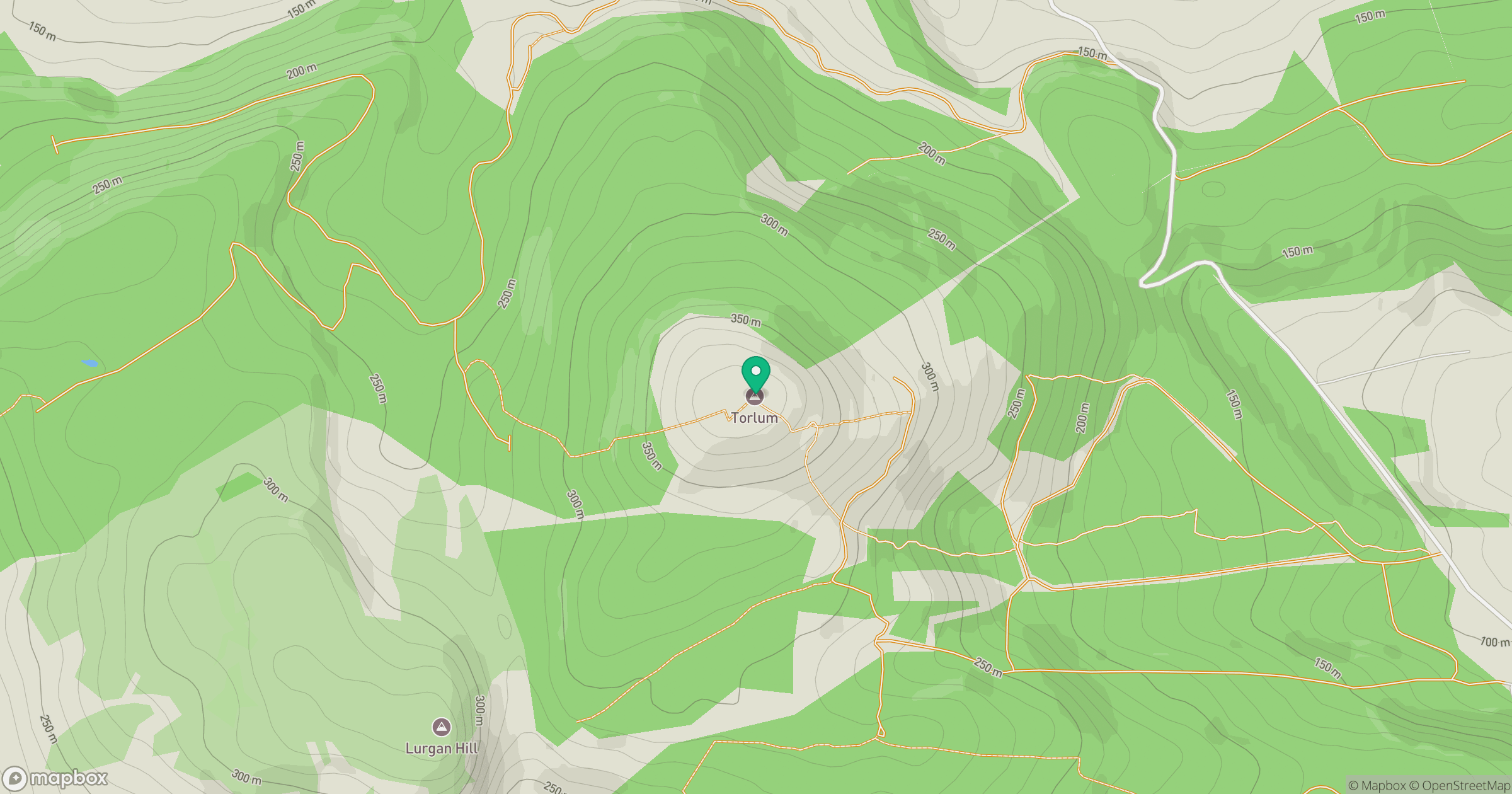 Torlum location map