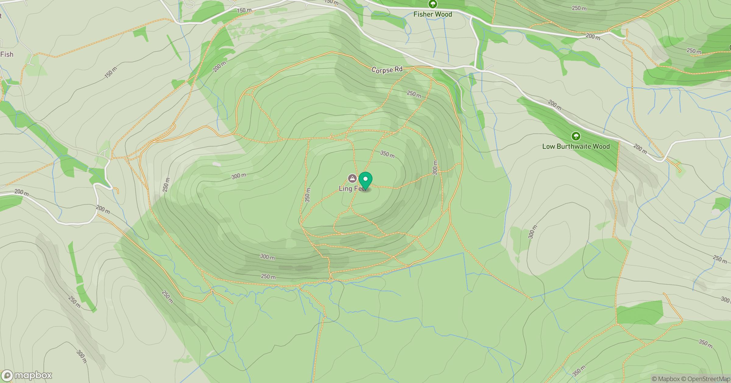 Ling Fell location map