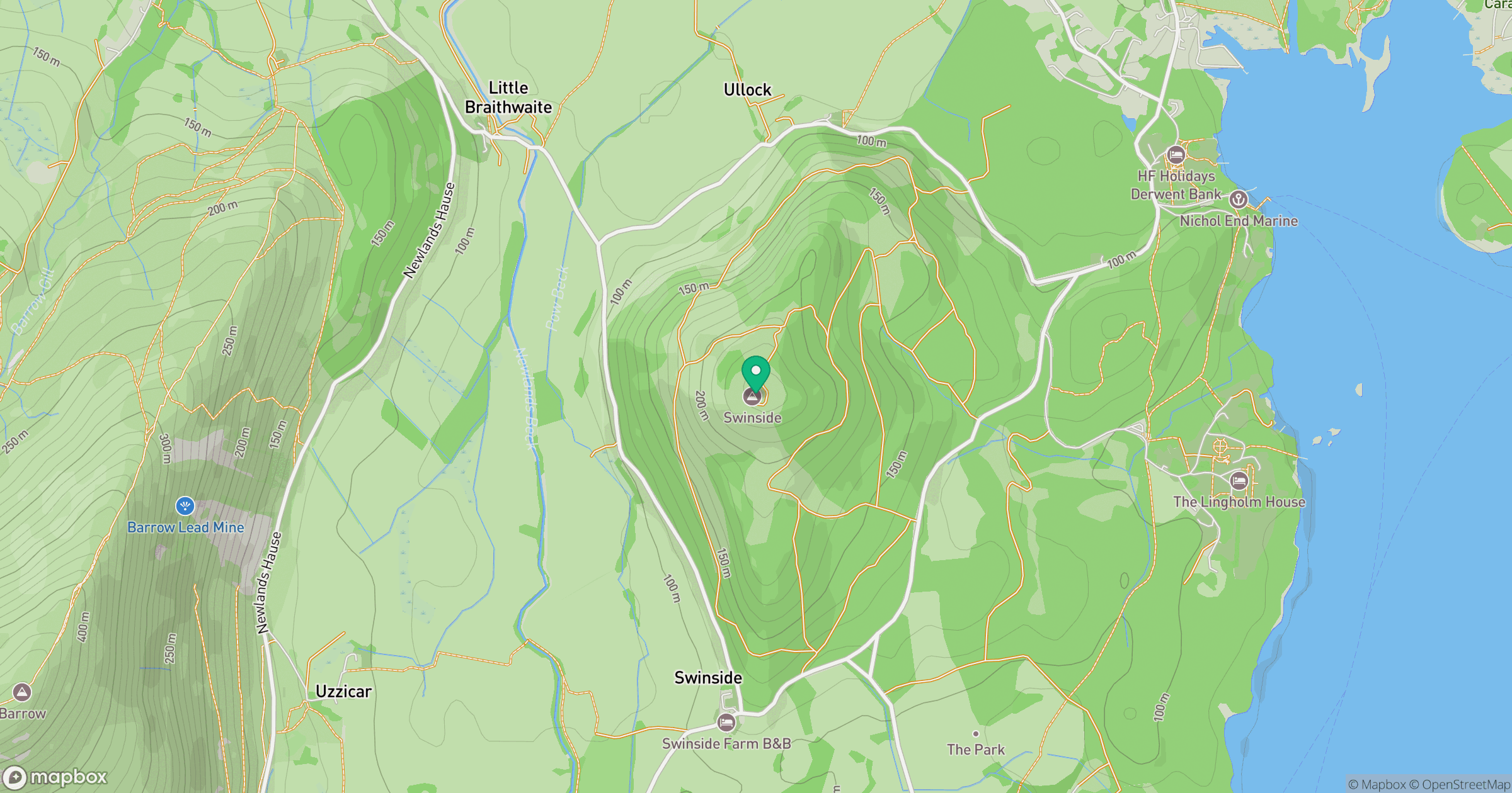 Swinside location map