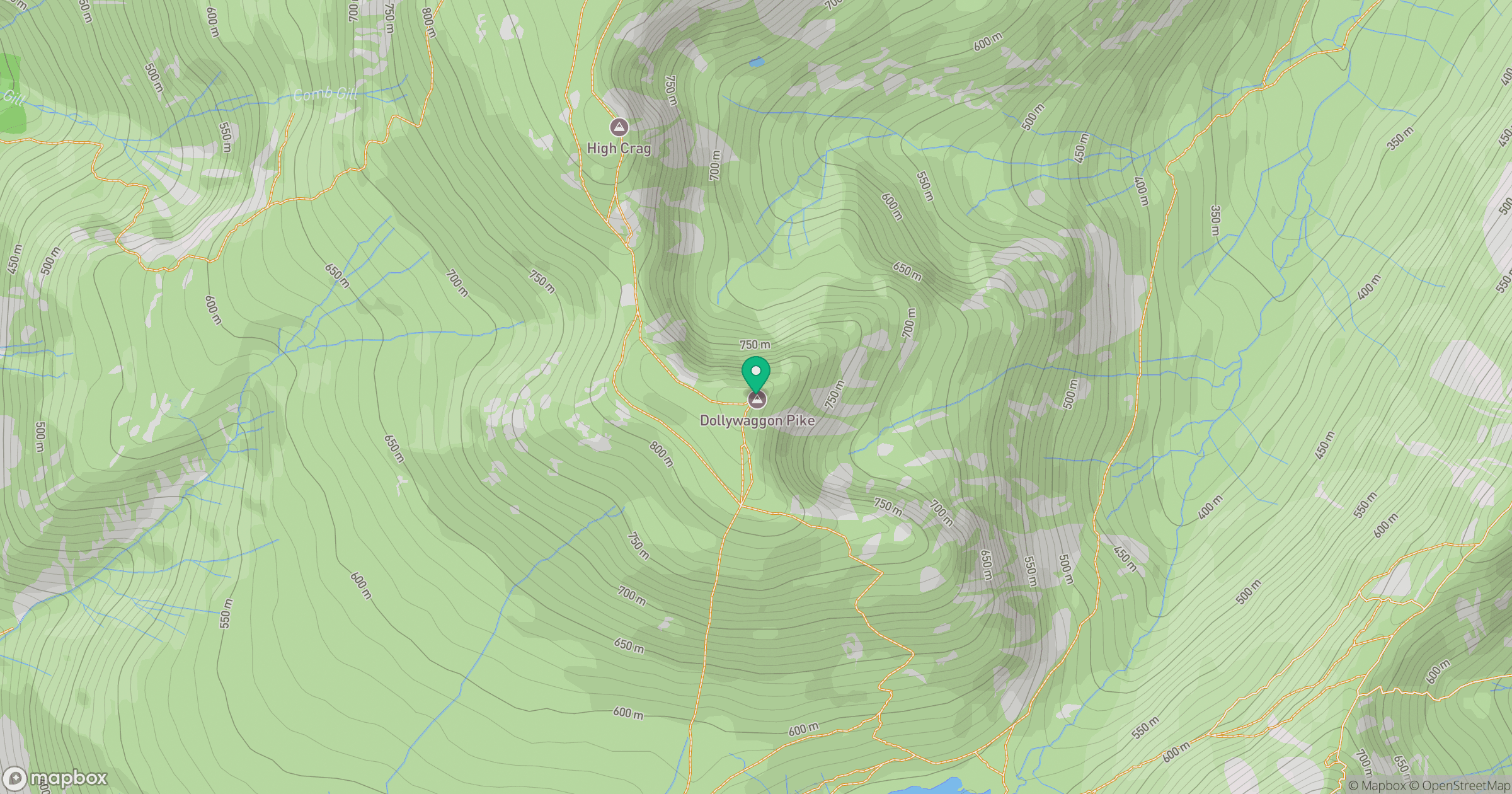 Dollywaggon Pike location map