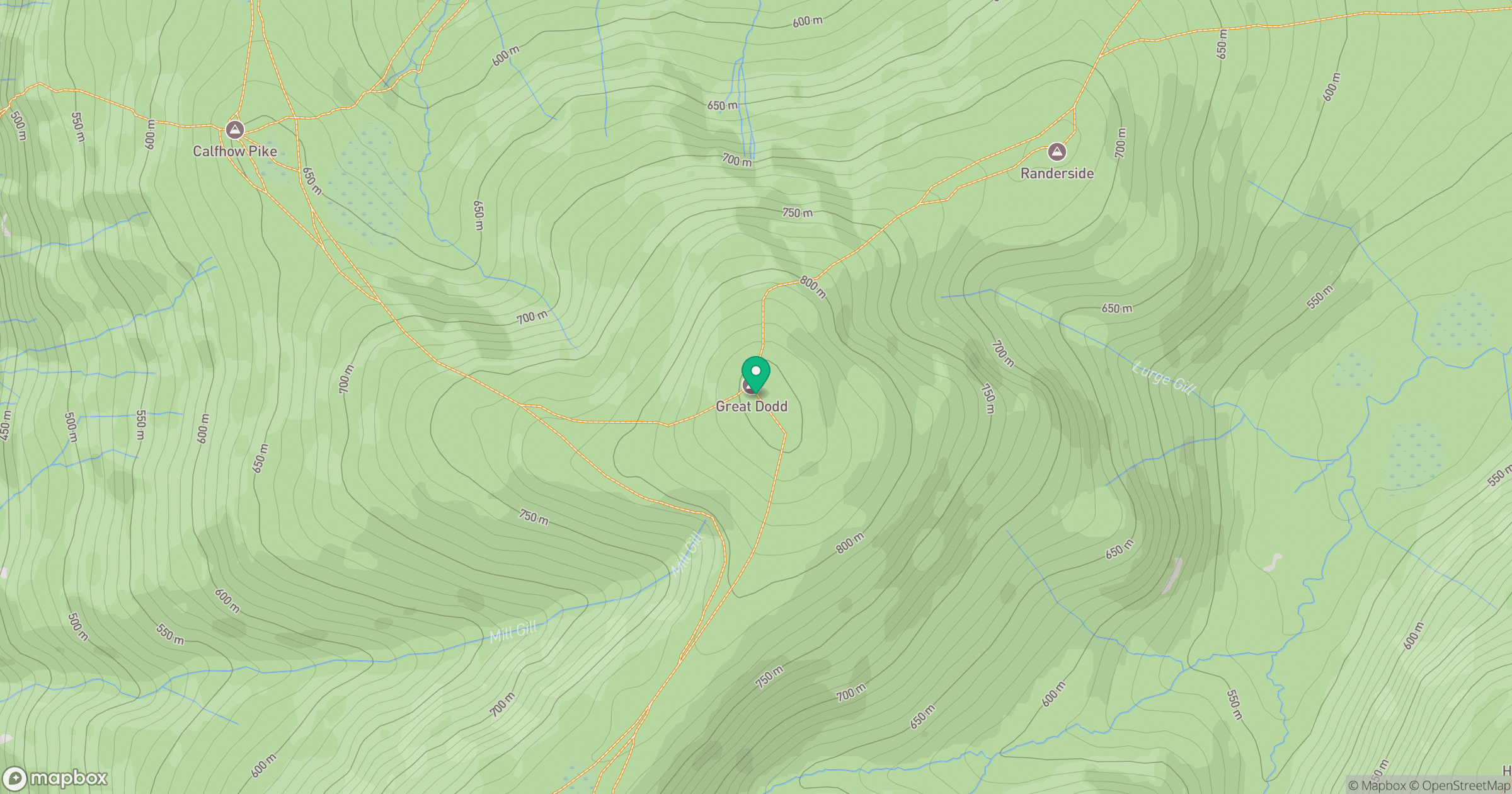Great Dodd location map