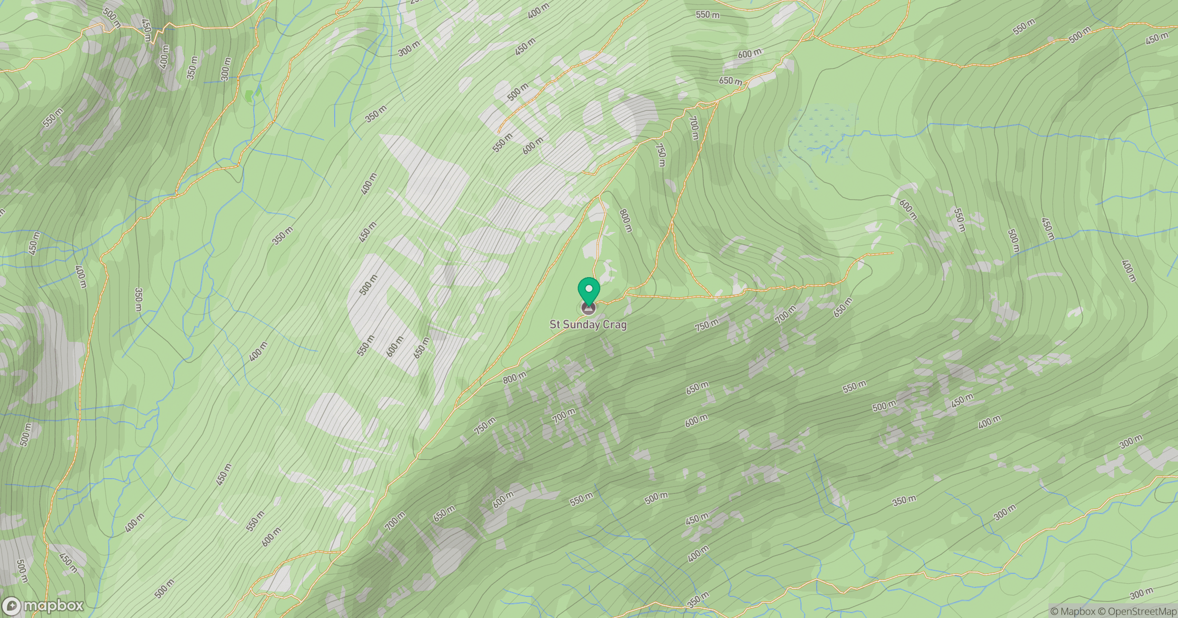 St Sunday Crag location map