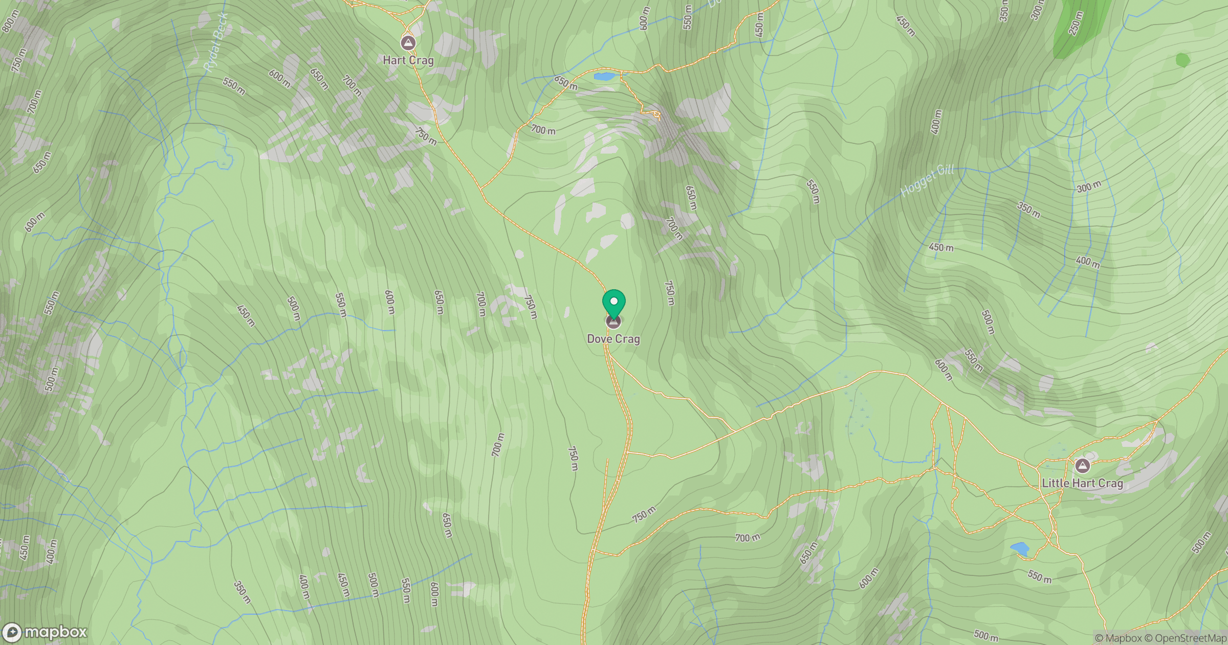 Dove Crag location map