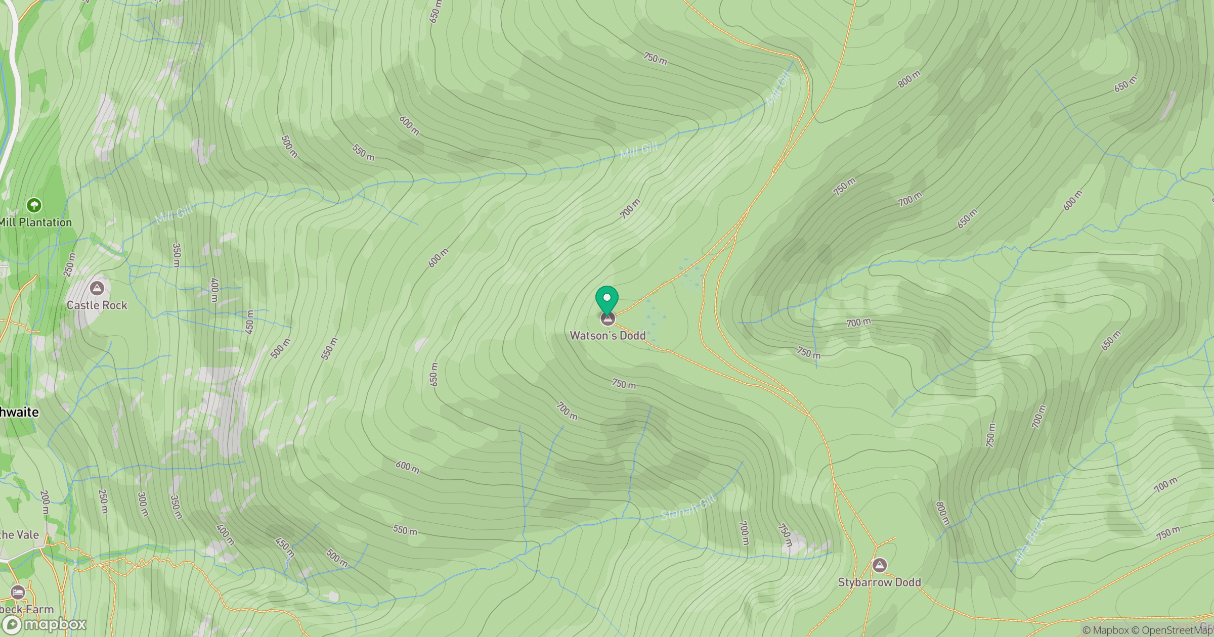 Watson's Dodd location map