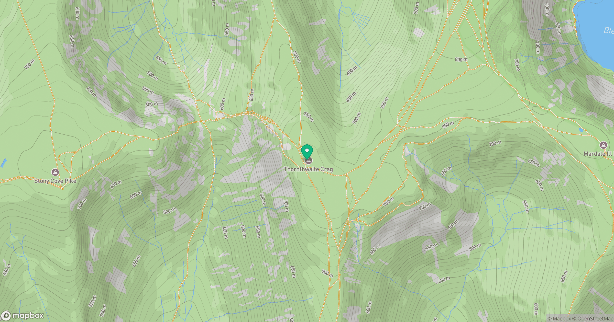 Thornthwaite Crag location map