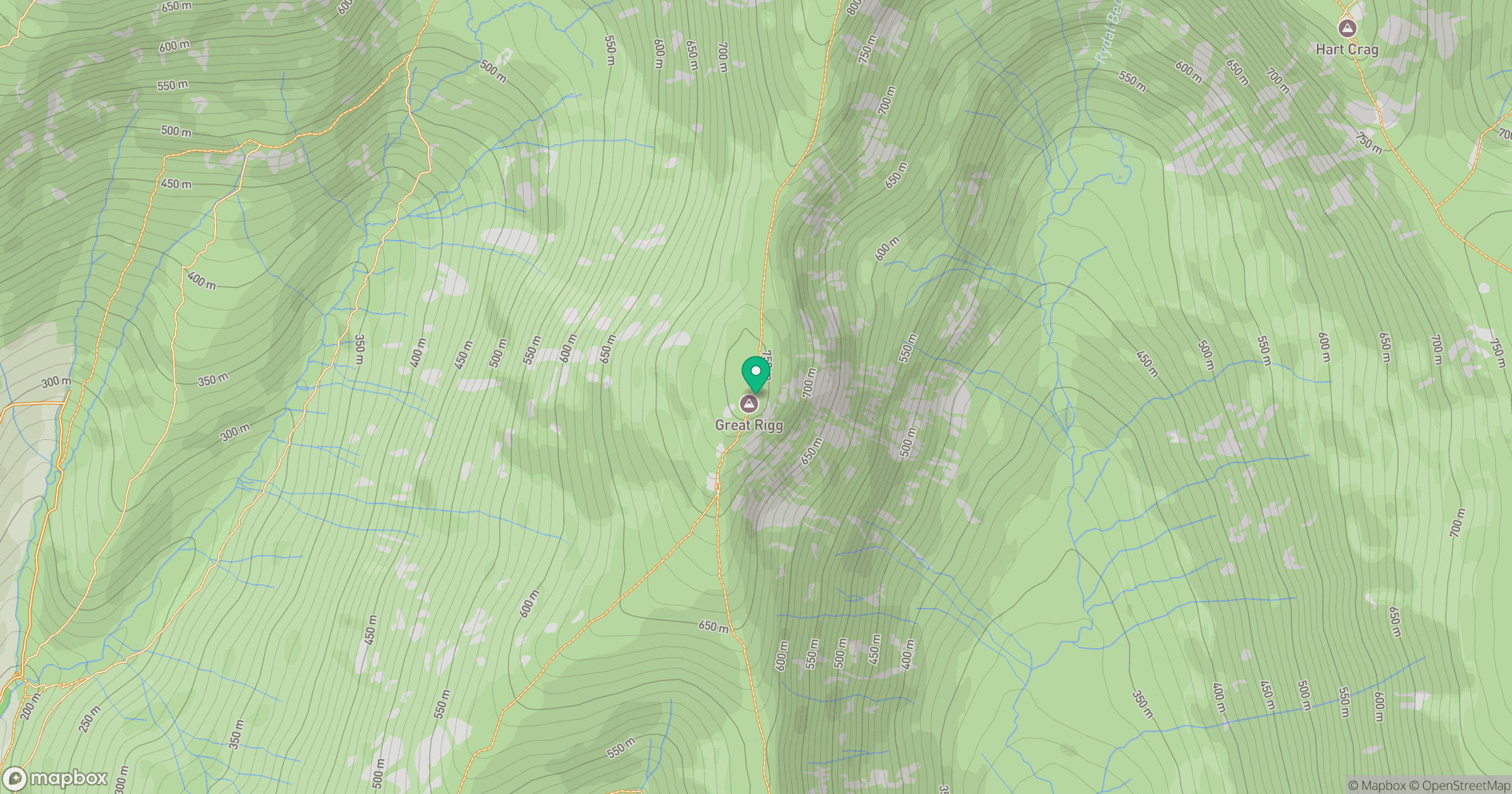 Great Rigg location map