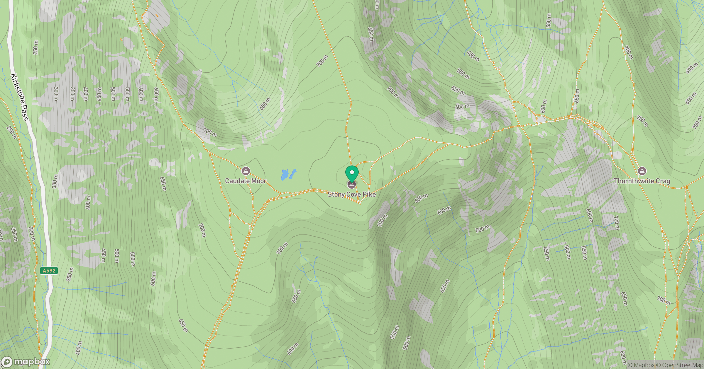 Stony Cove Pike [Caudale Moor] location map