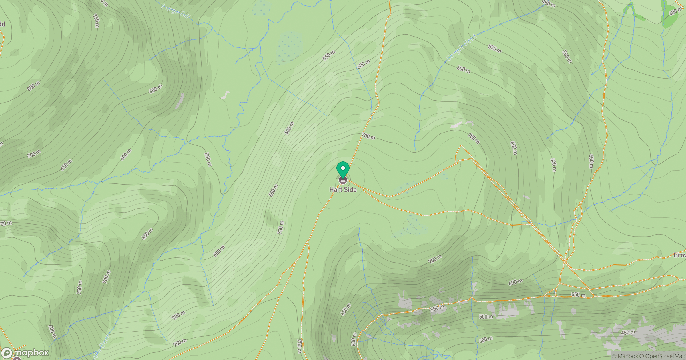 Hart Side location map