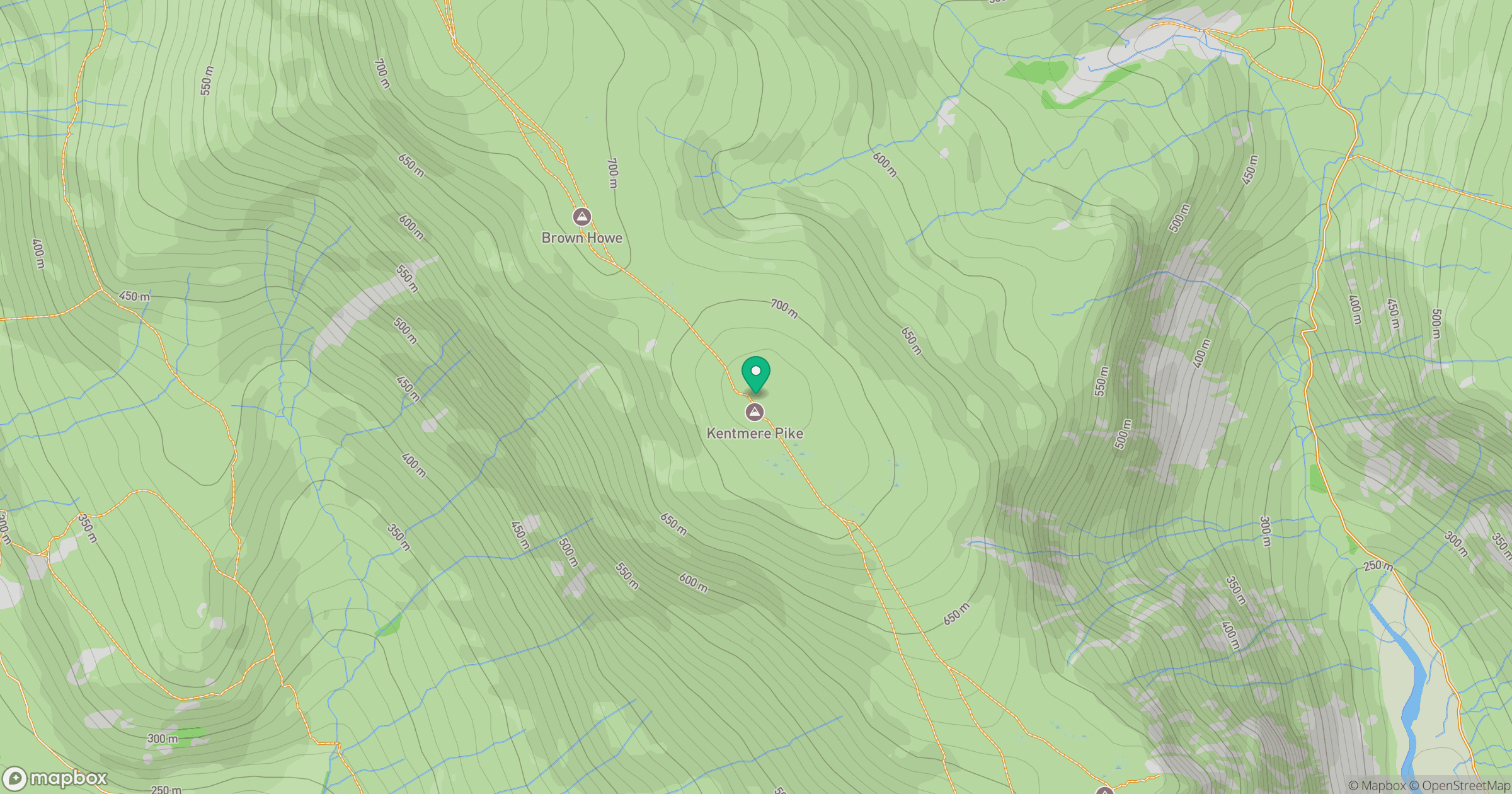 Kentmere Pike location map