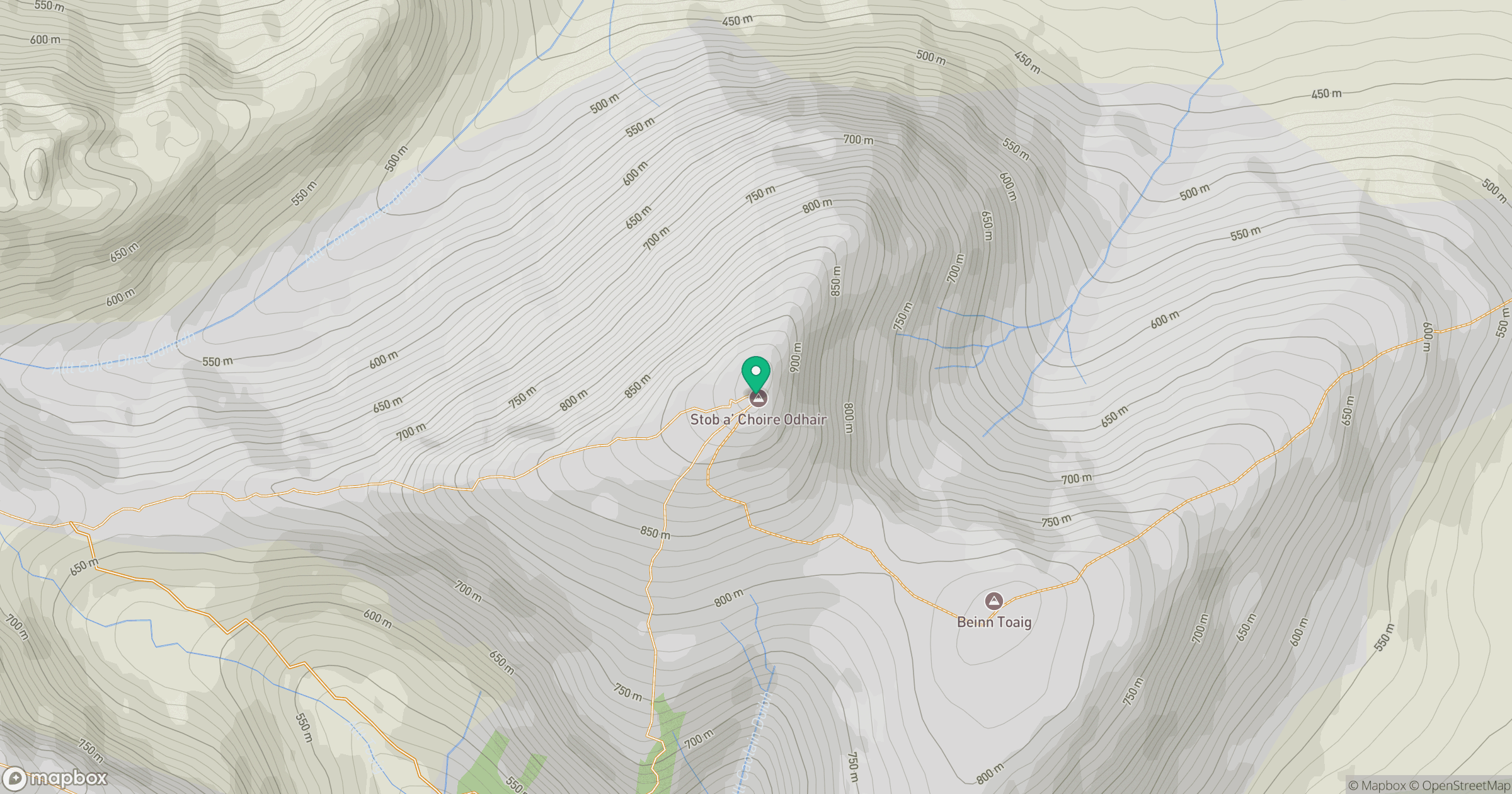 Stob a' Choire Odhair location map