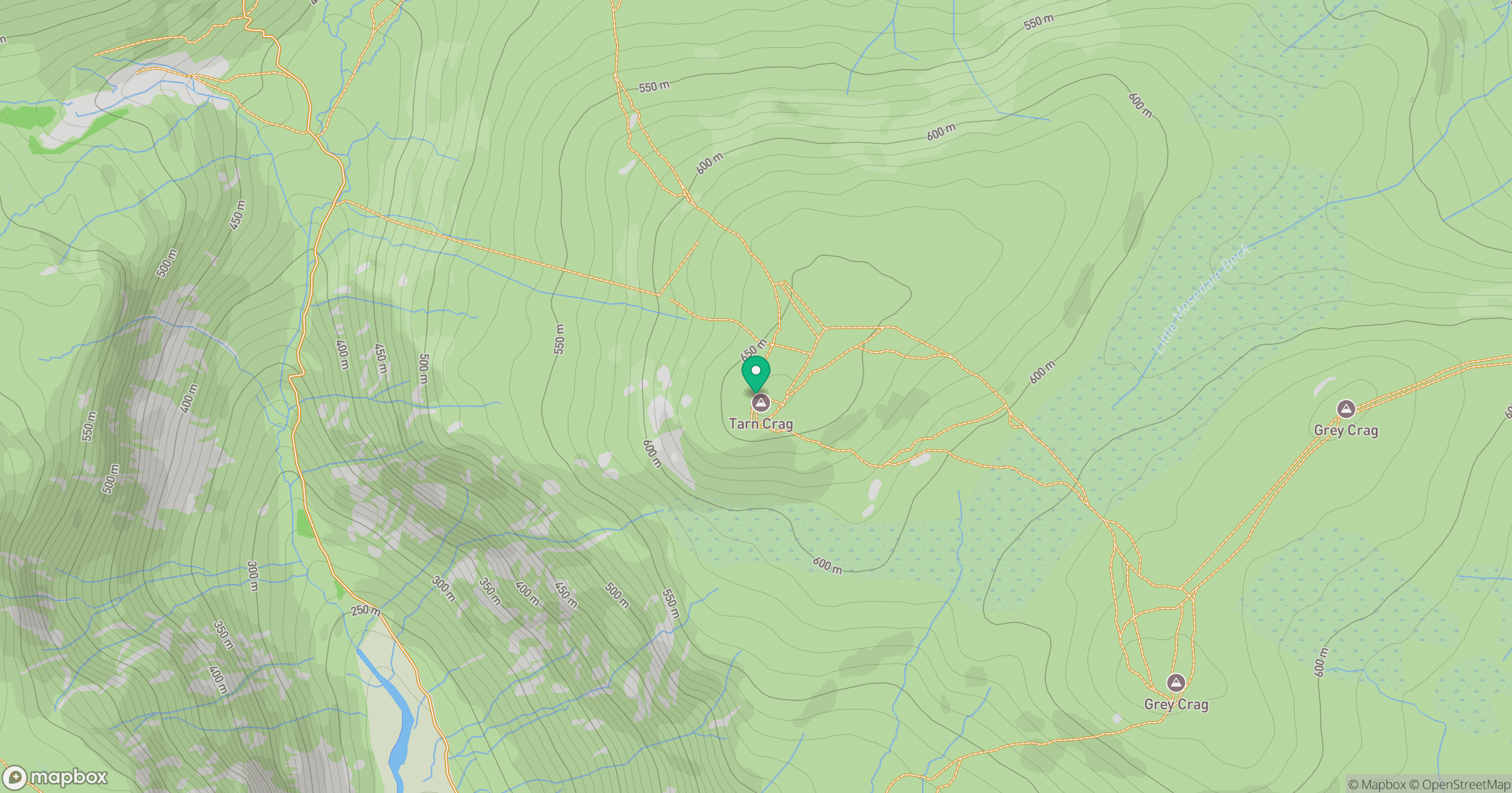 Tarn Crag (Sleddale) location map