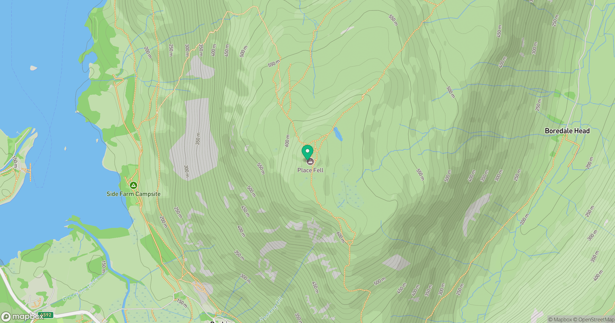 Place Fell location map