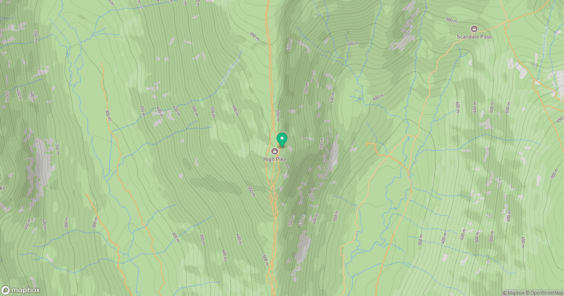 High Pike (Scandale) location map