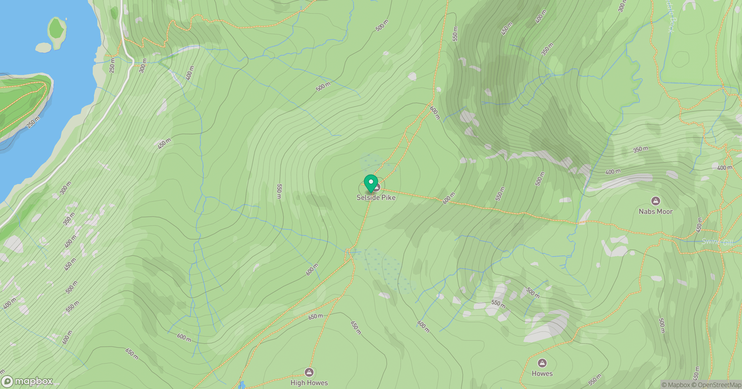 Selside Pike location map