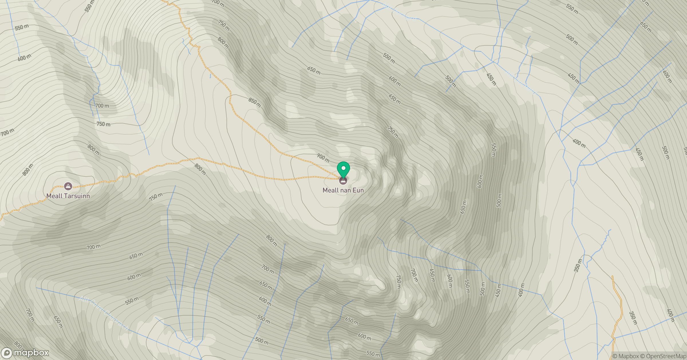 Meall nan Eun location map