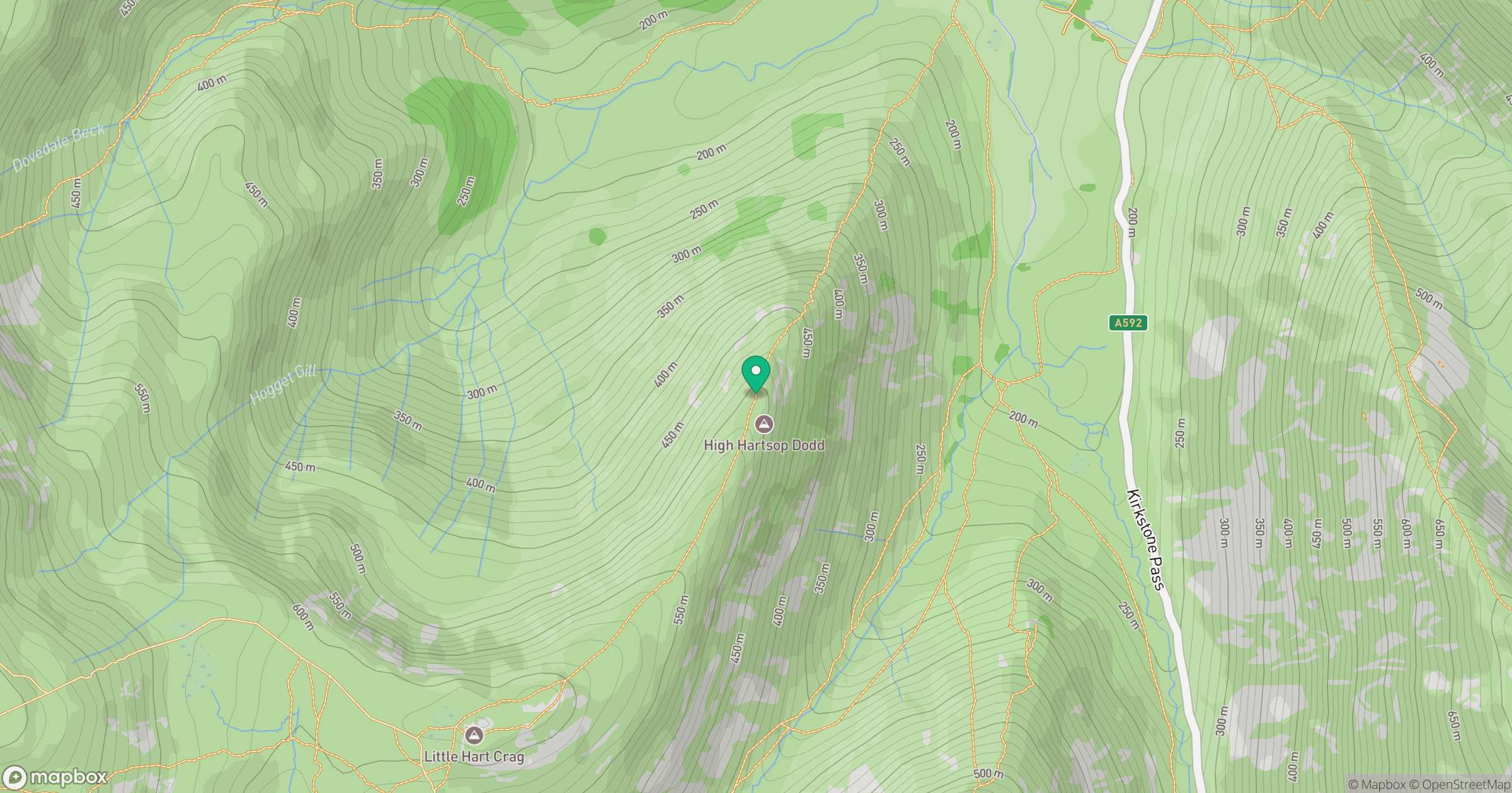 High Hartsop Dodd location map