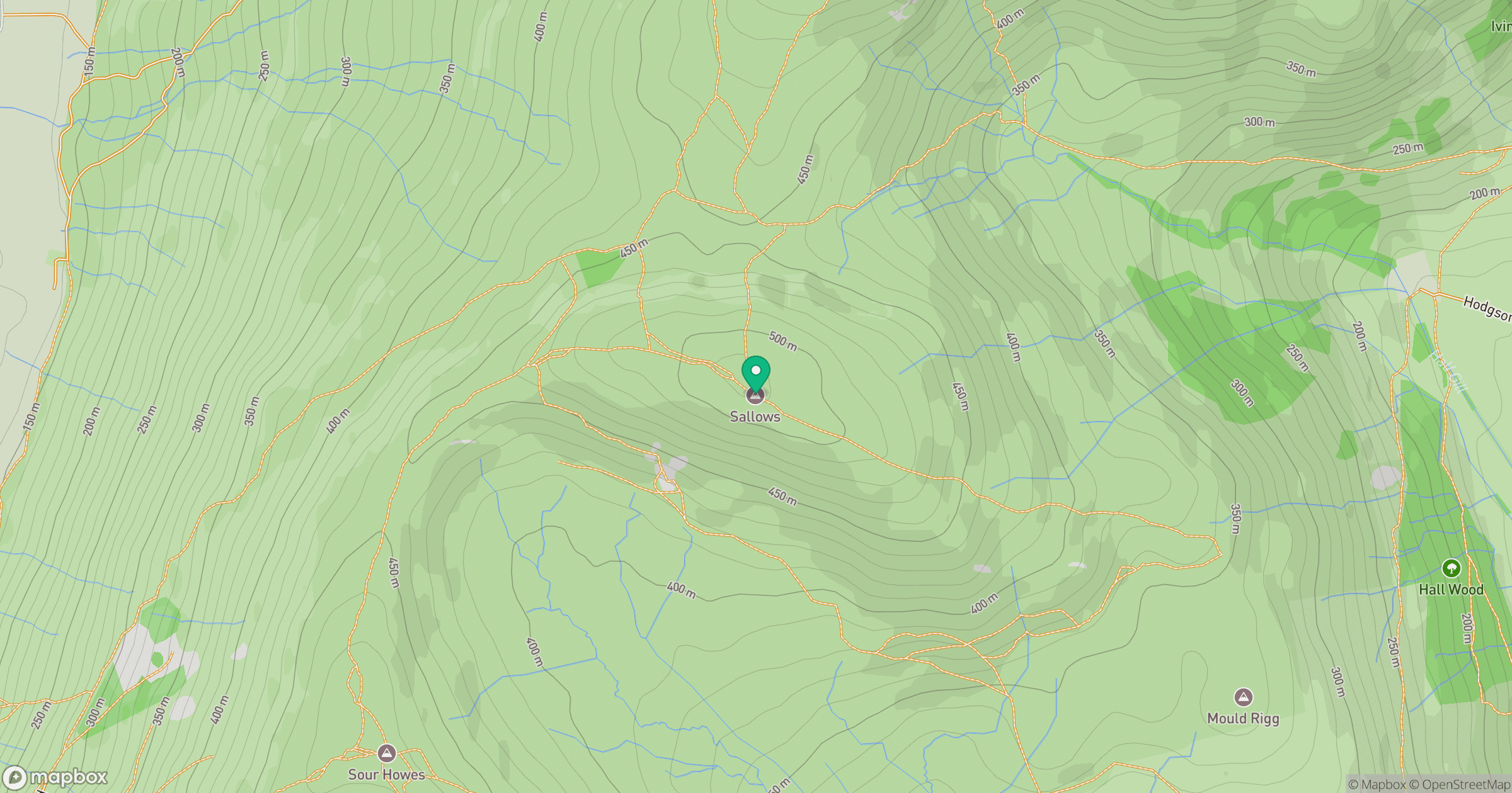 Sallows location map