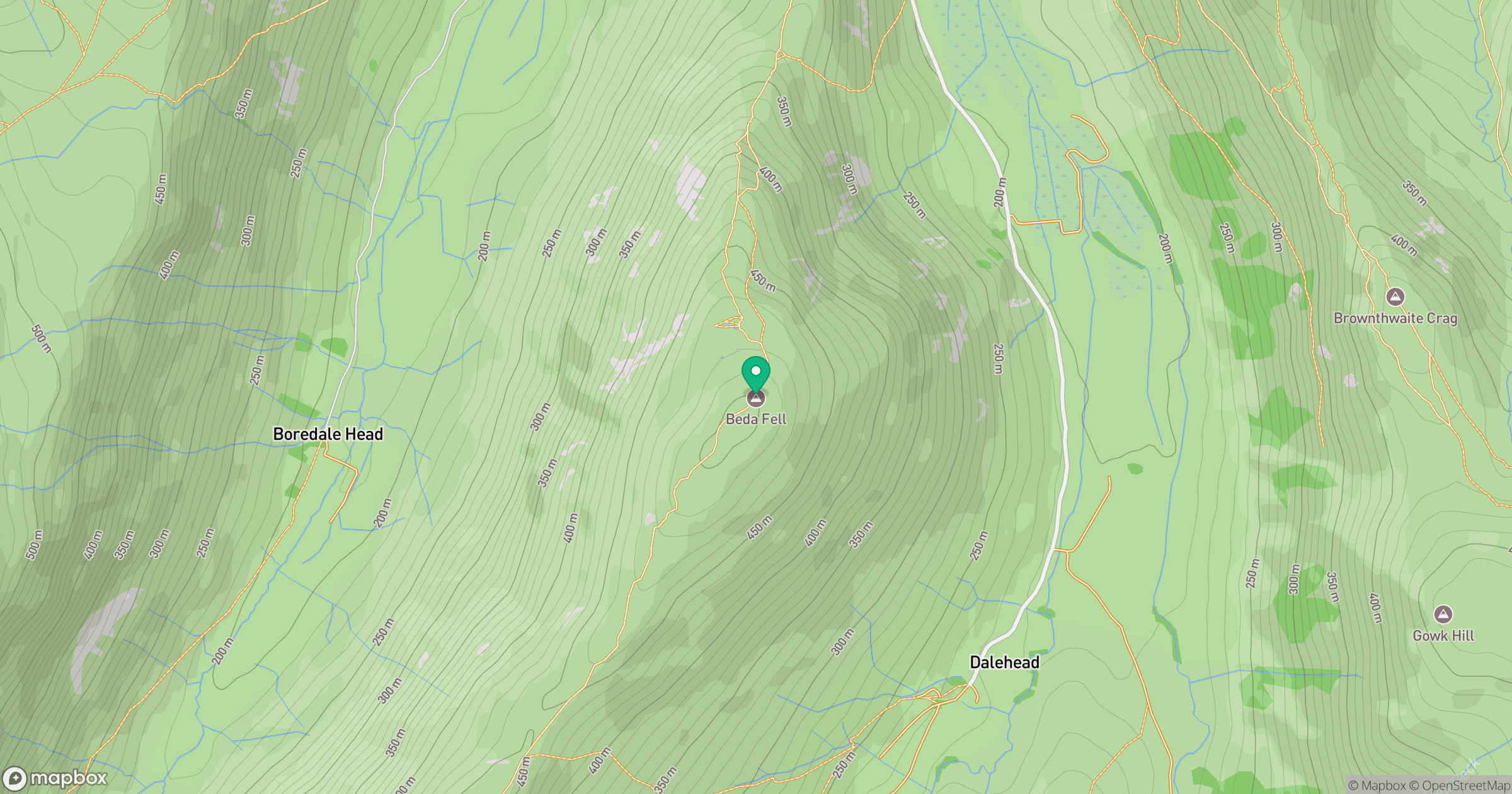 Beda Fell [Beda Head] location map