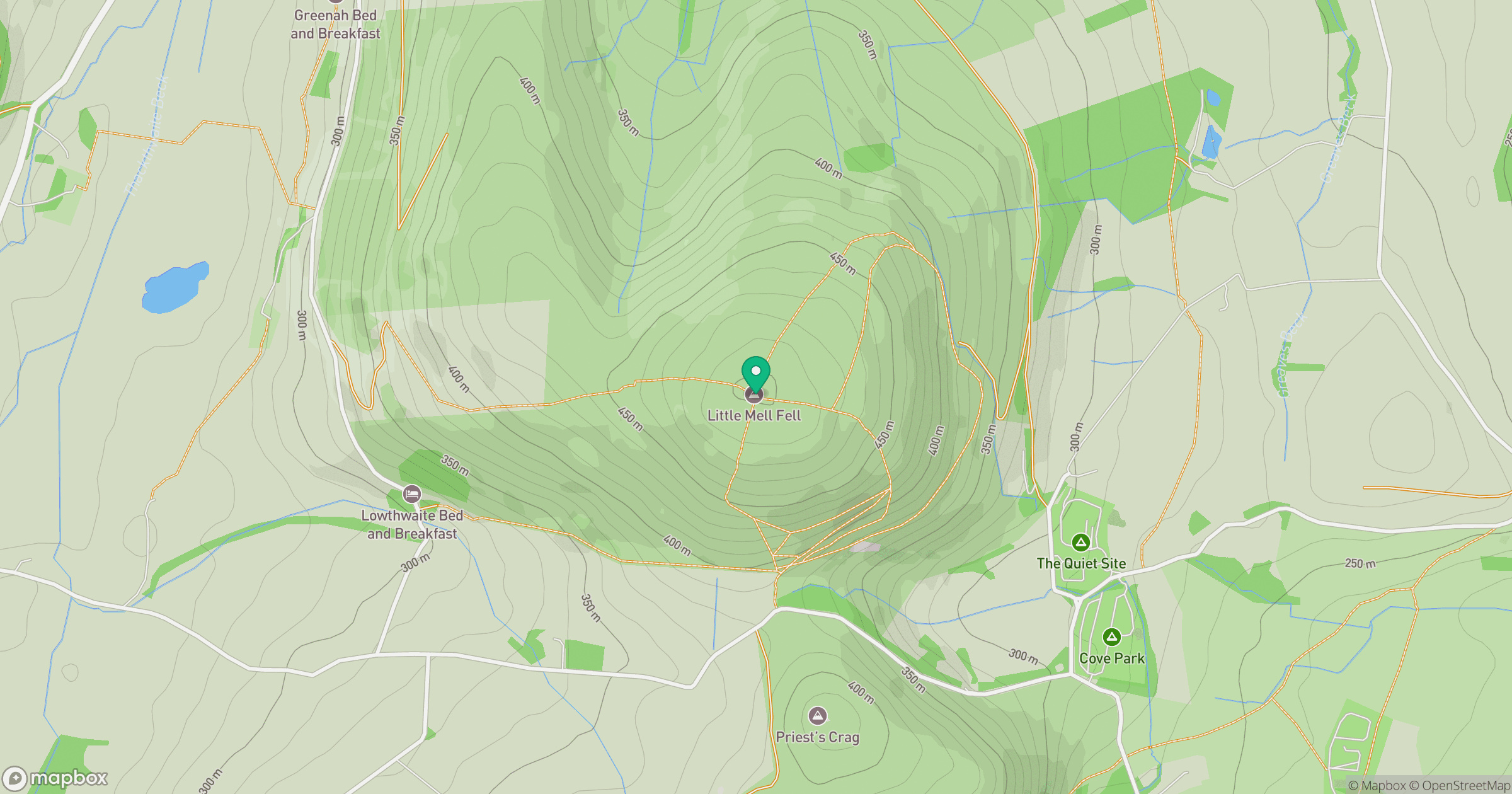 Little Mell Fell location map
