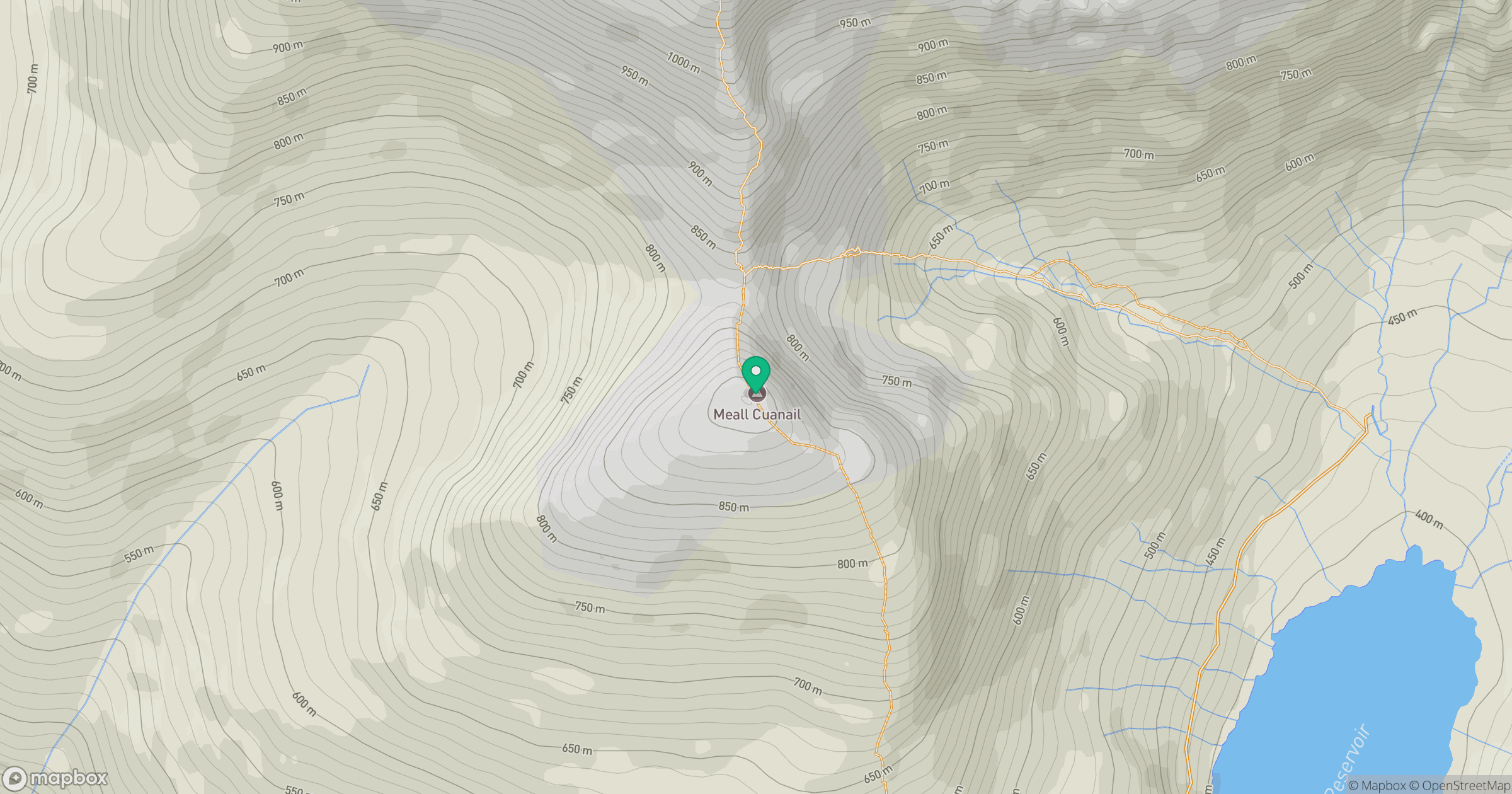 Meall Cuanail location map