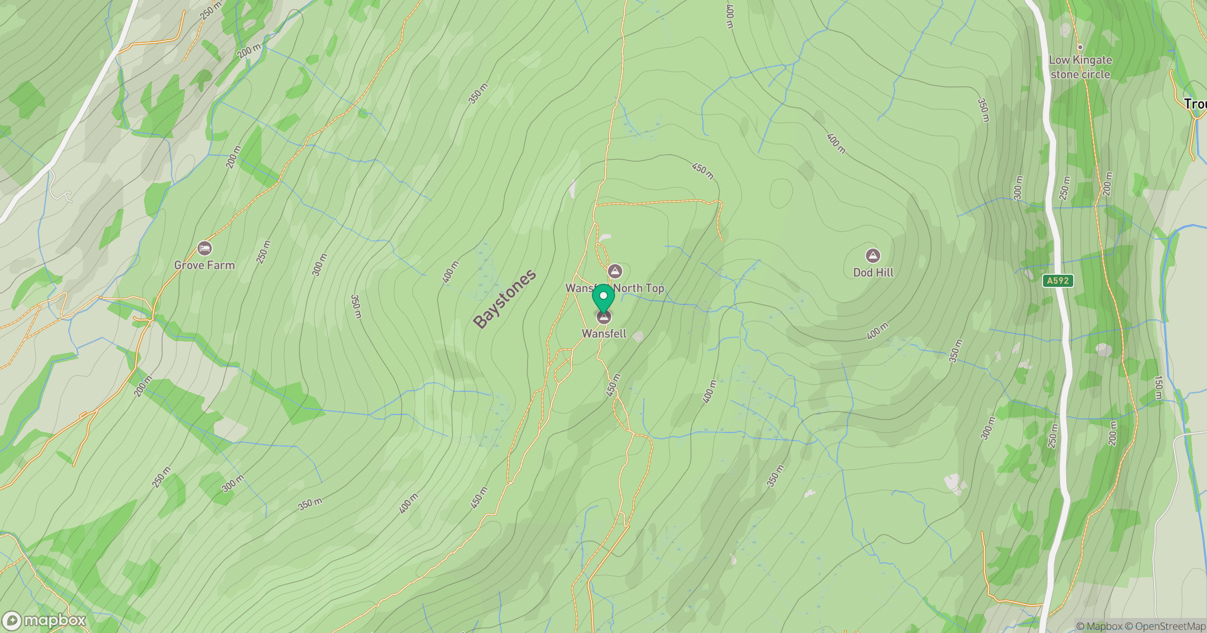 Baystones [Wansfell] location map