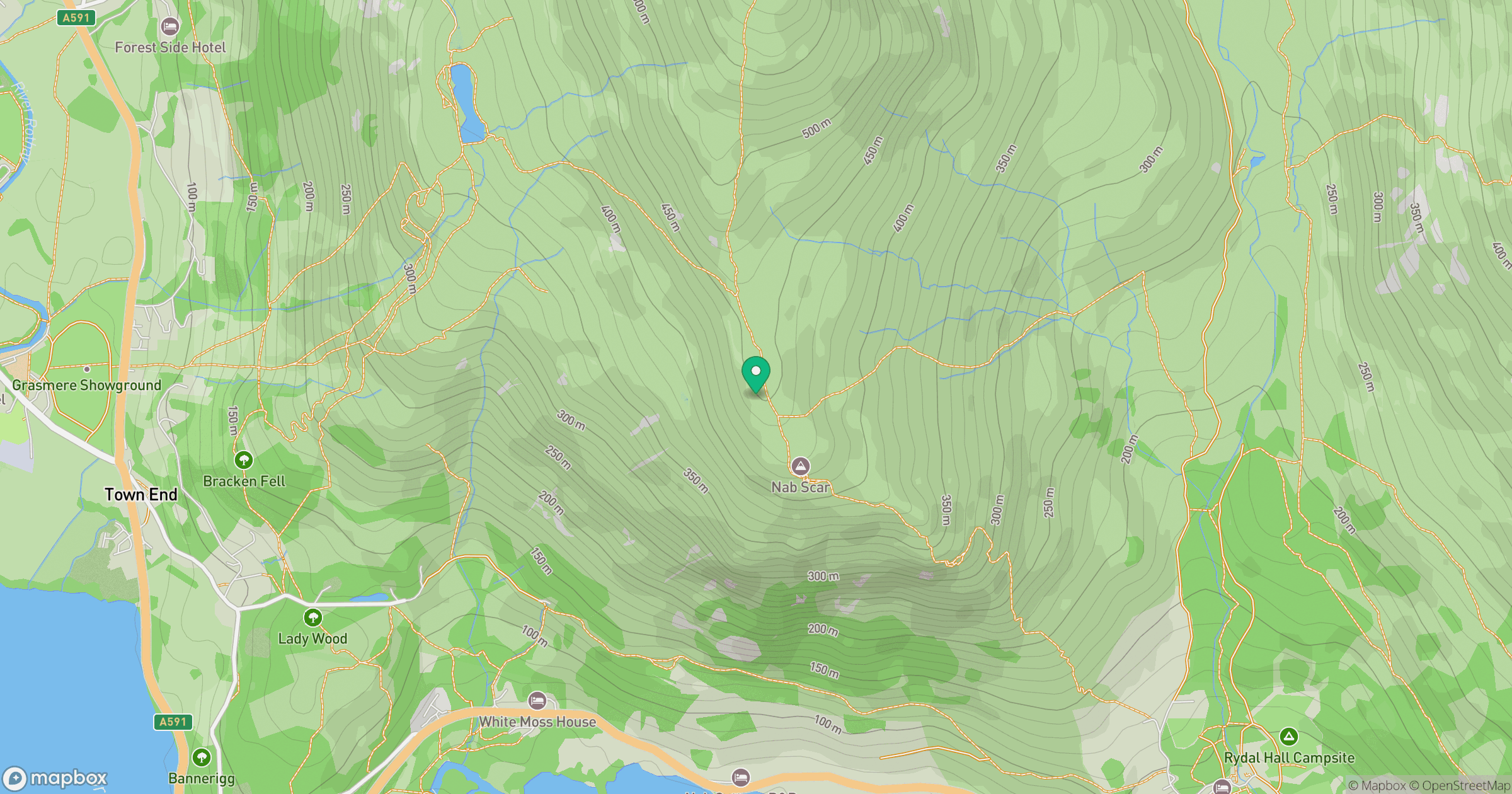 Nab Scar location map
