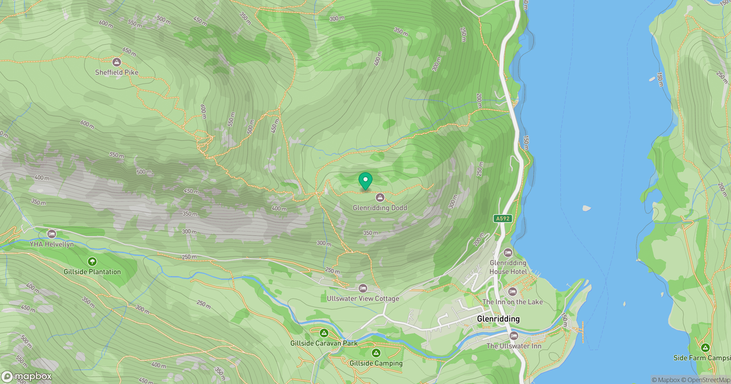 Glenridding Dodd location map