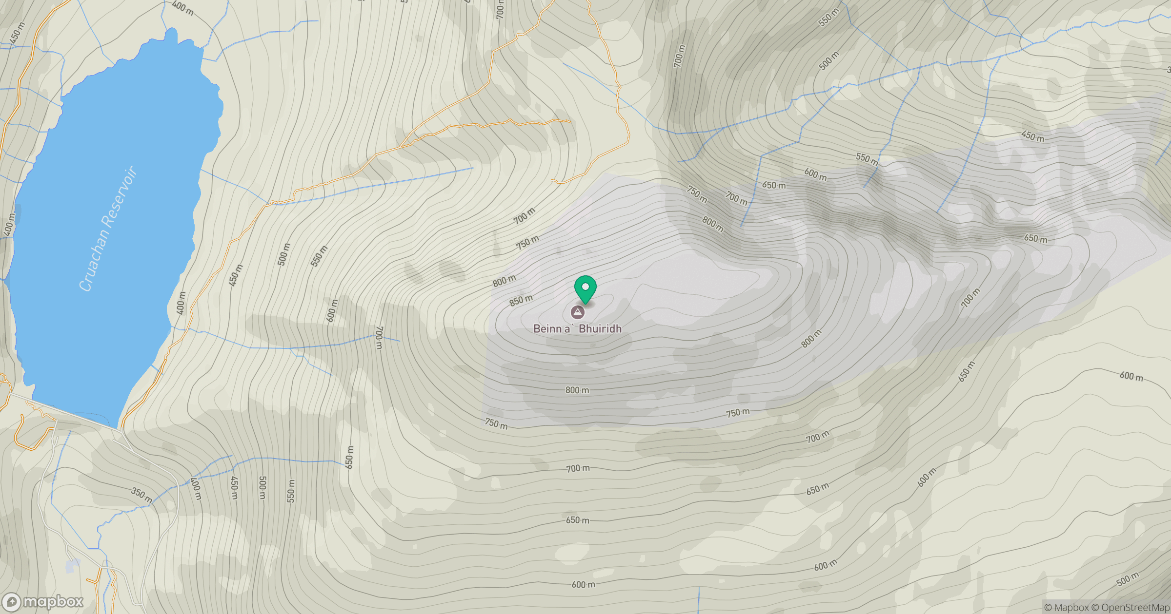 Beinn a' Bhuiridh location map