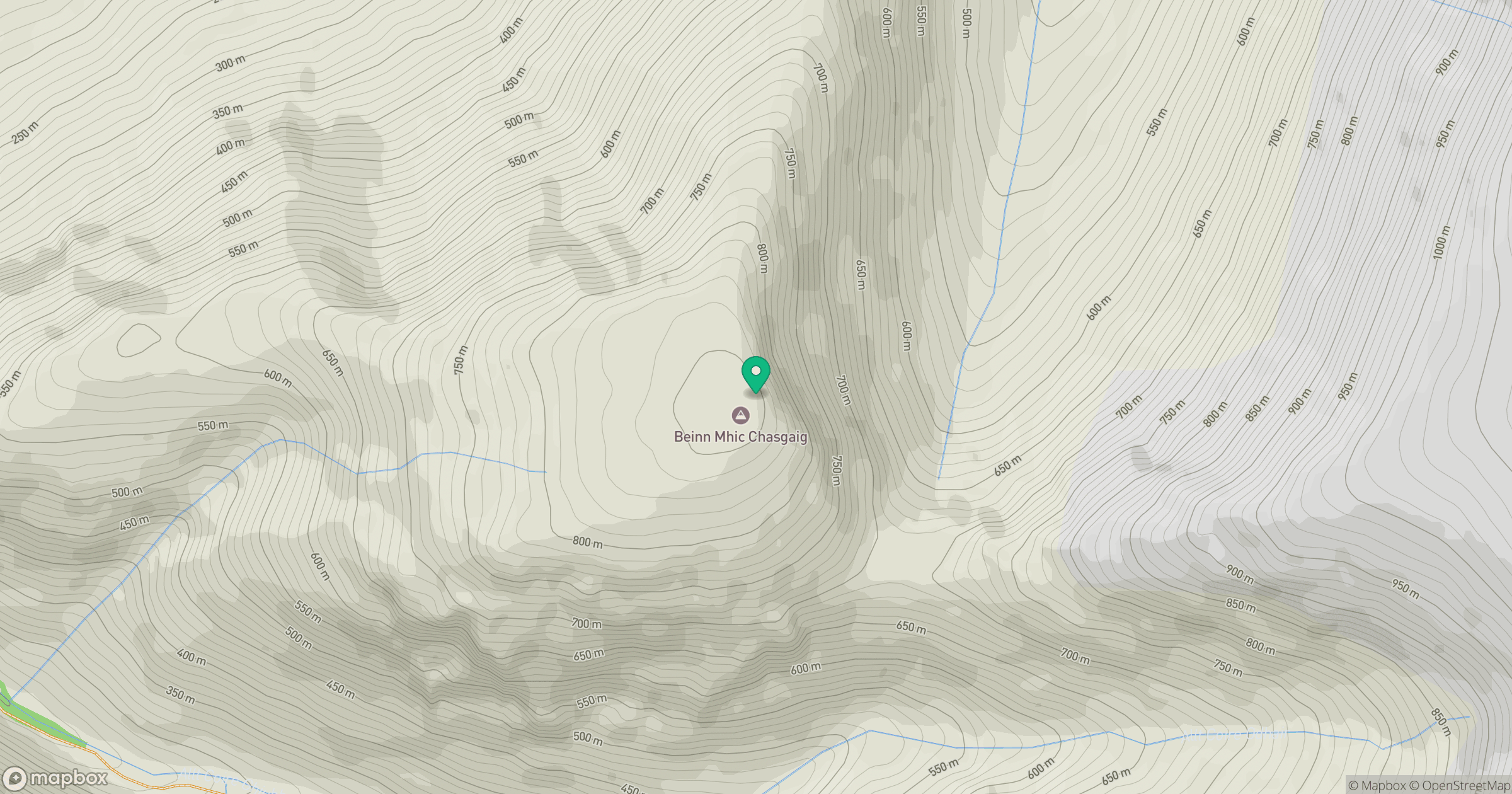Beinn Mhic Chasgaig location map
