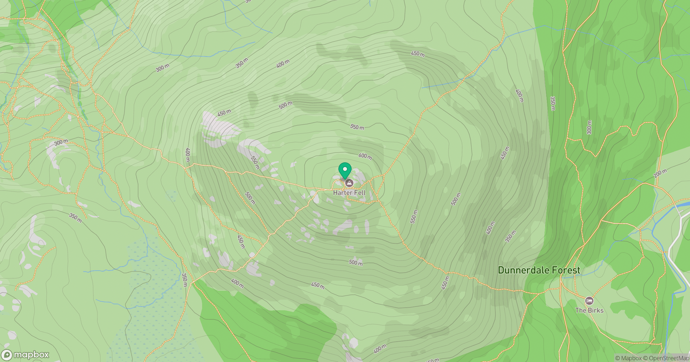 Harter Fell (Eskdale) location map