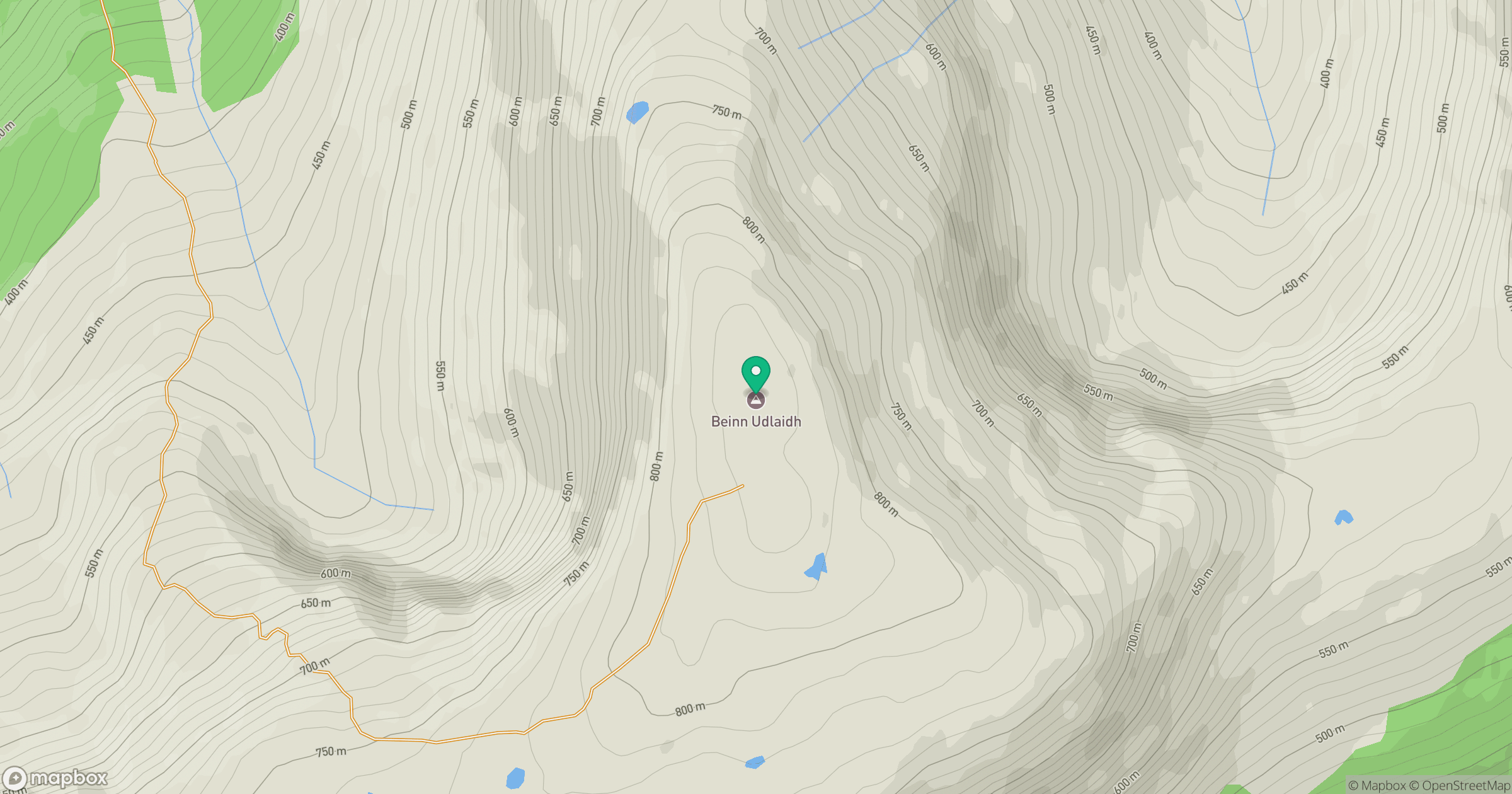 Beinn Udlaidh location map