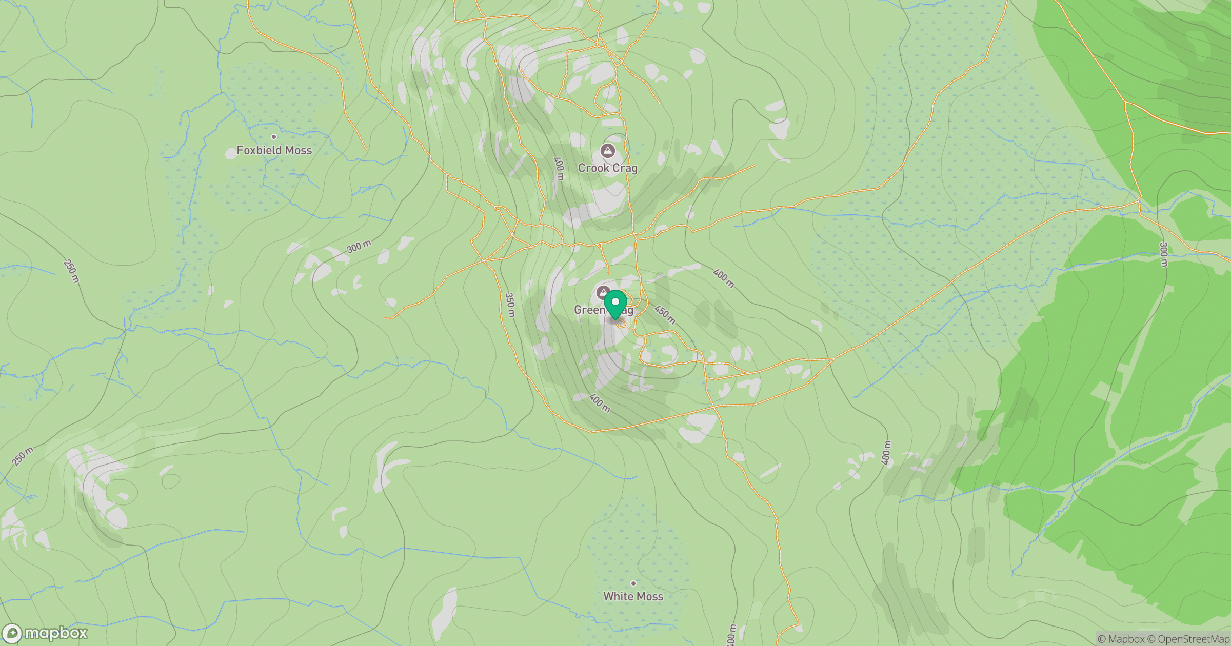 Green Crag location map