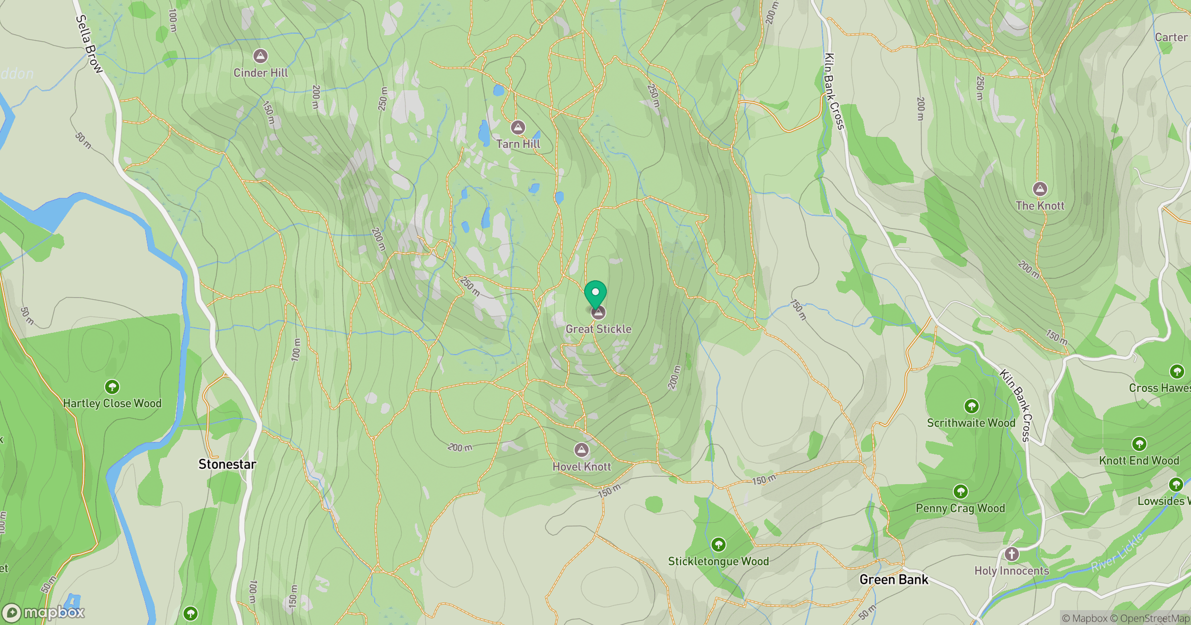 Great Stickle location map