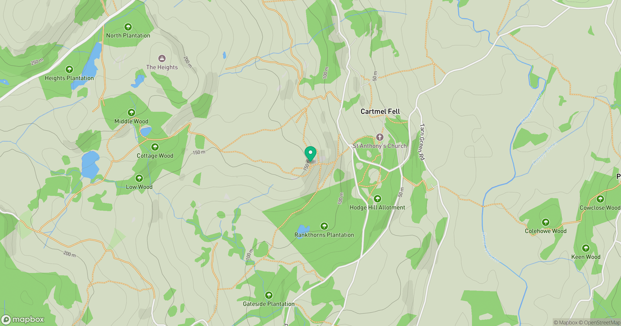 Raven's Barrow [Cartmel Fell] location map
