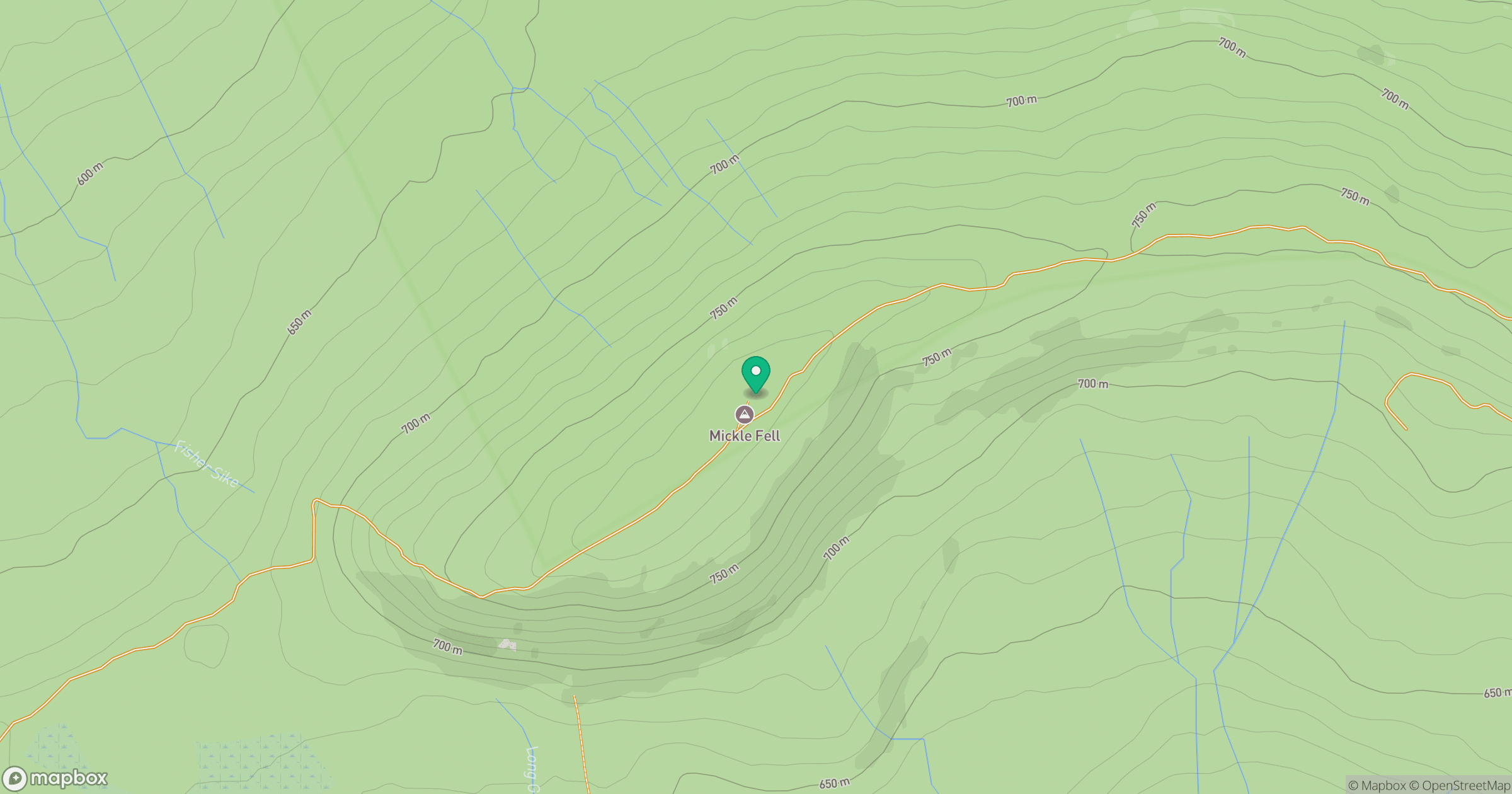 Mickle Fell location map