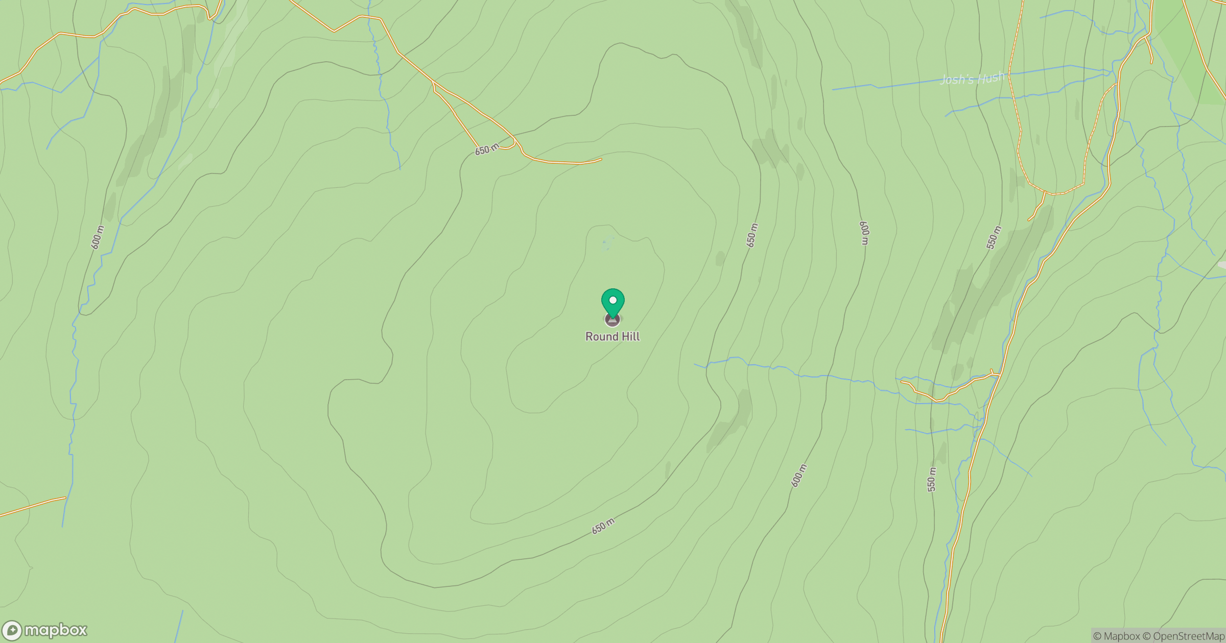 Round Hill location map