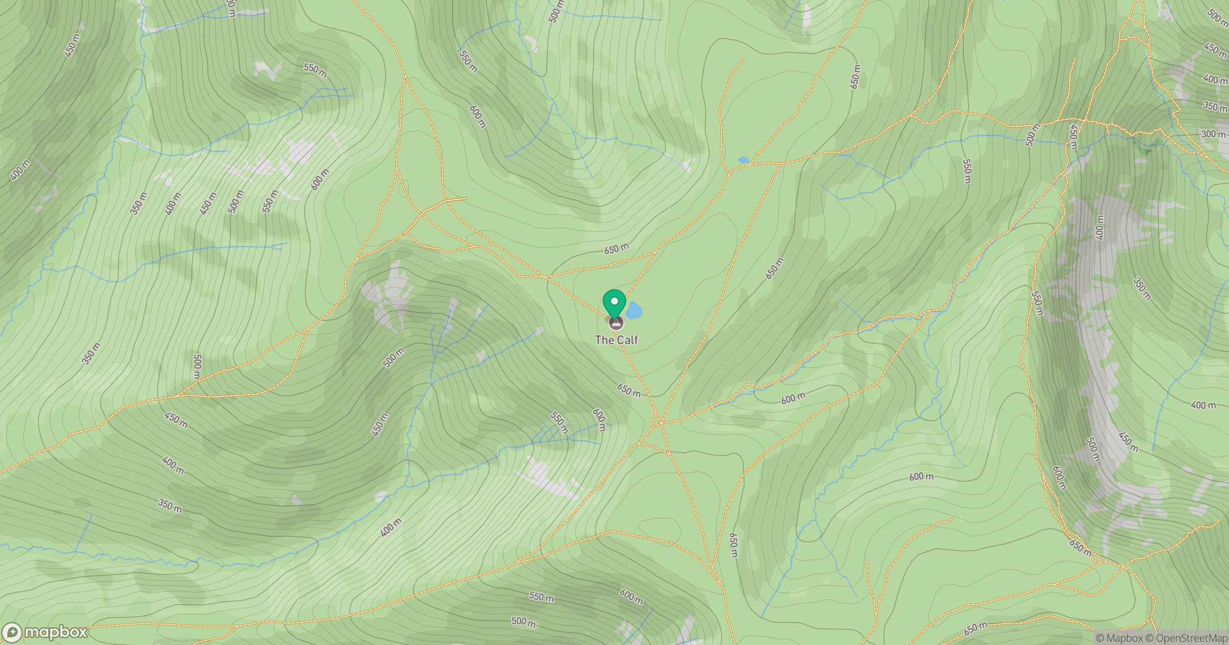 The Calf location map