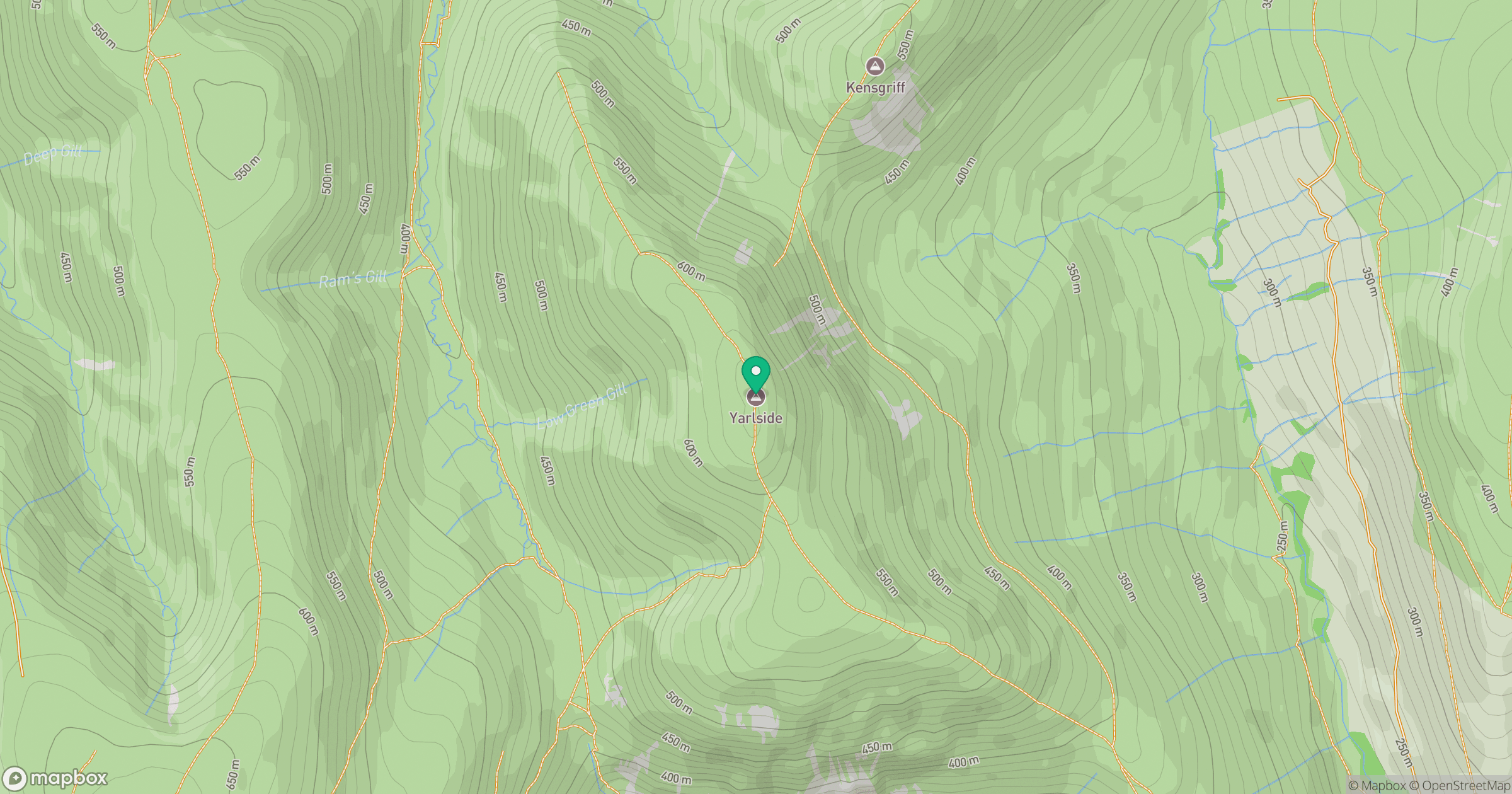 Yarlside location map