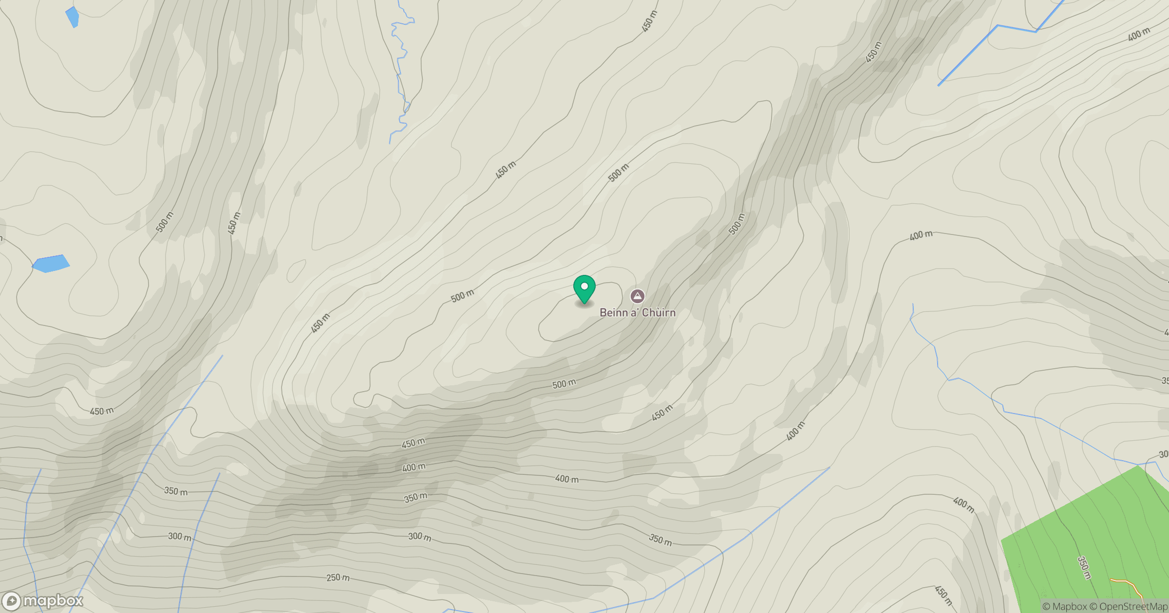 Beinn a' Chuirn location map