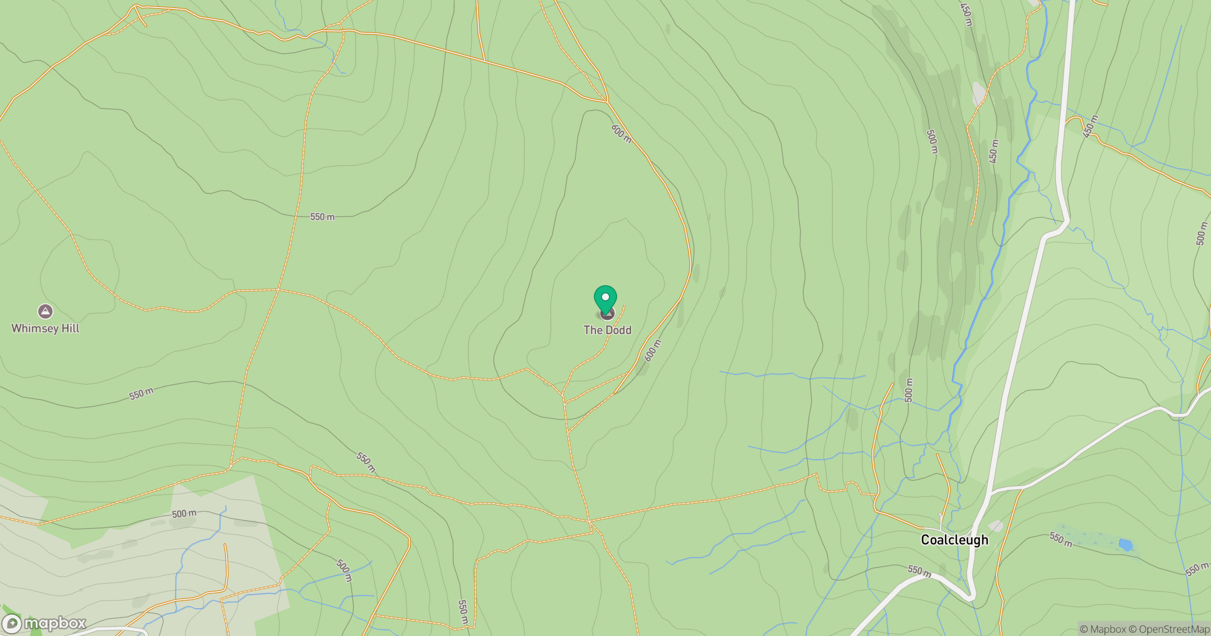 The Dodd location map