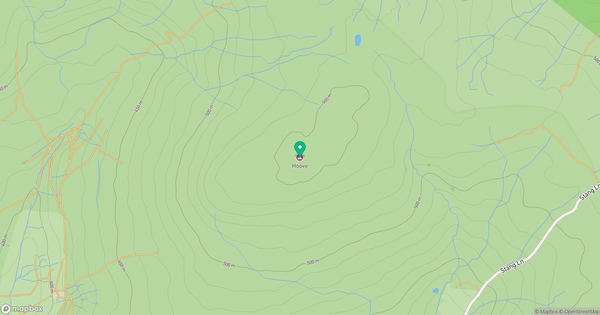 Hoove location map