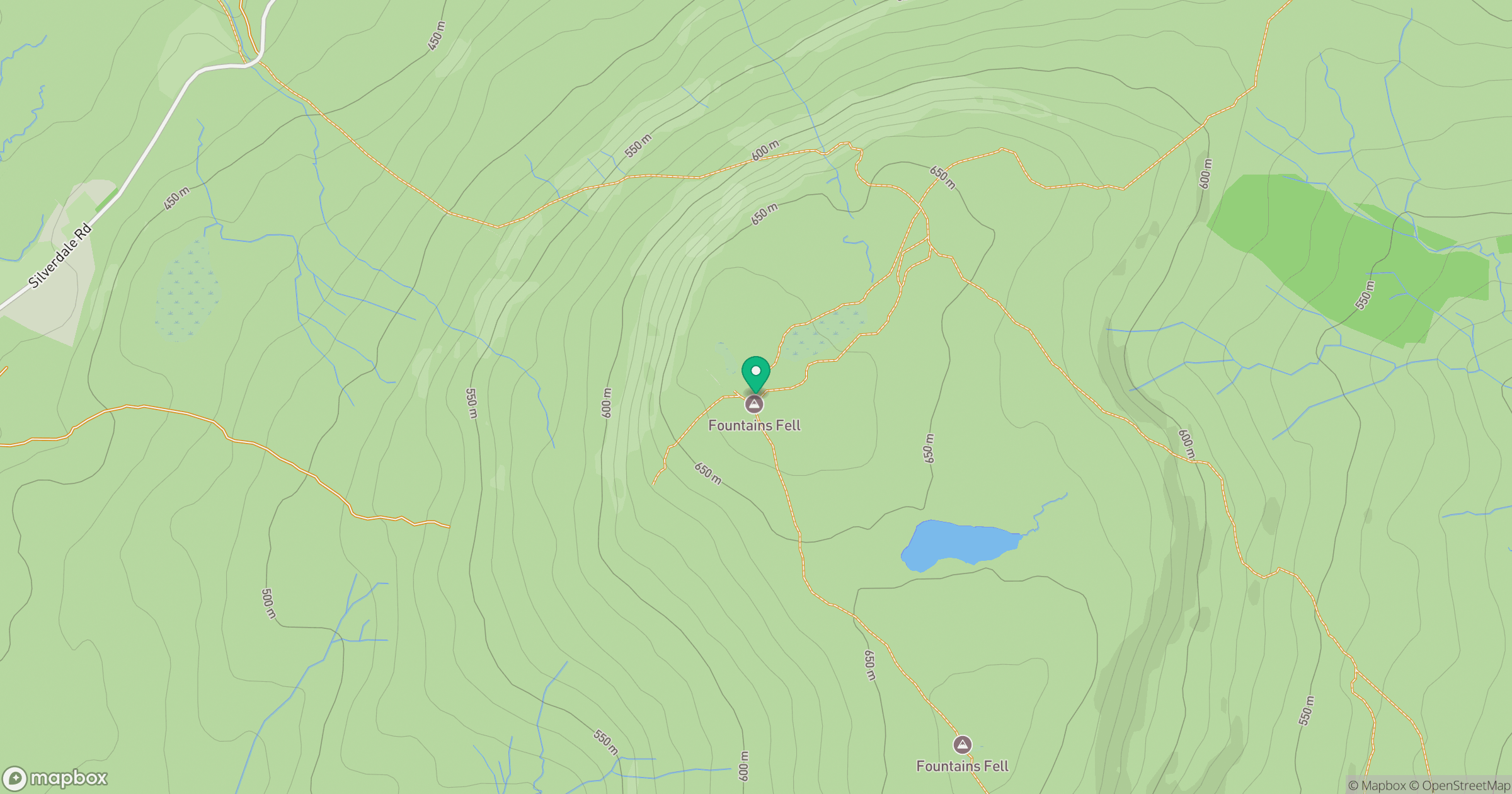 Fountains Fell location map