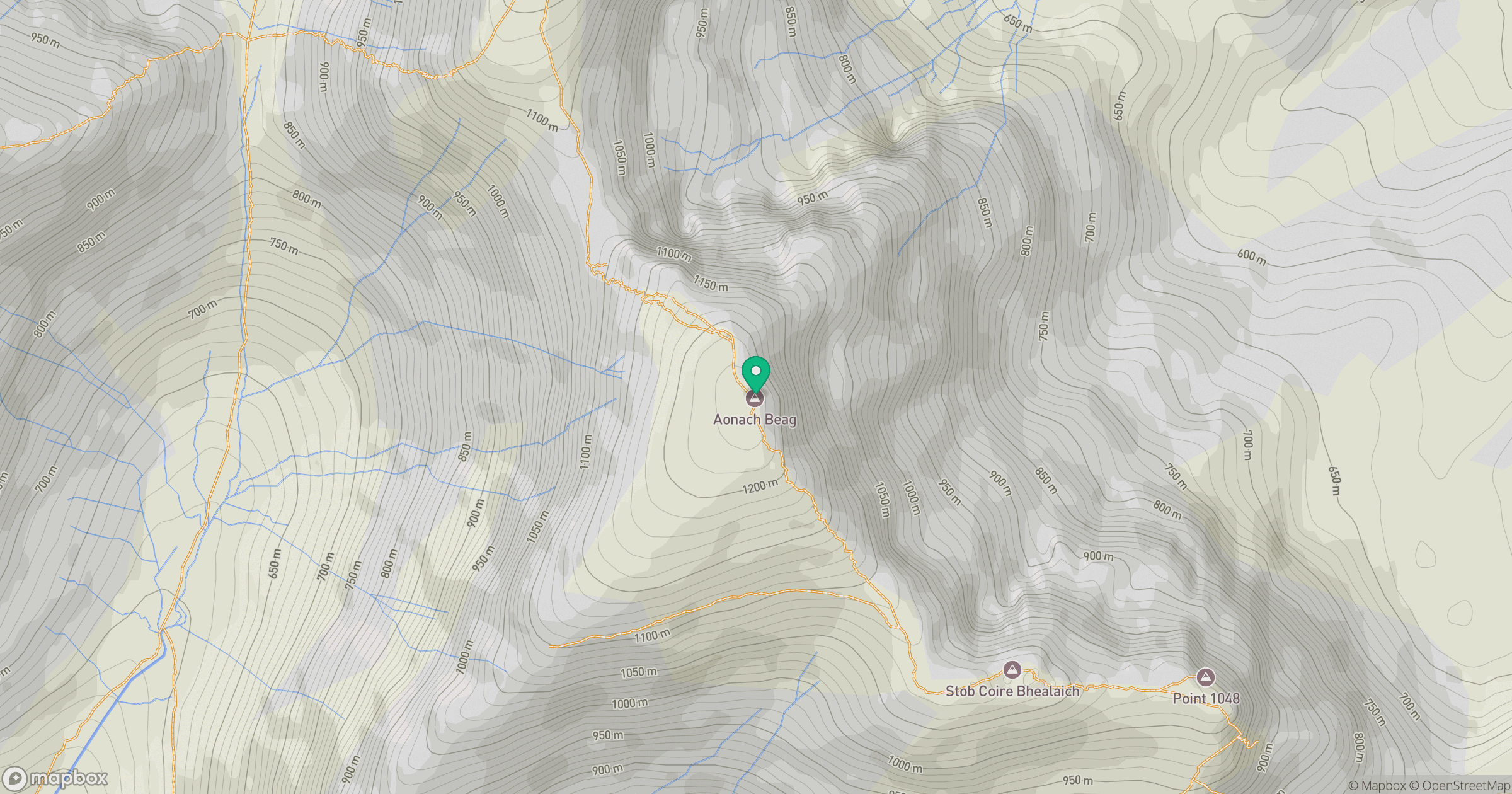 Aonach Beag location map