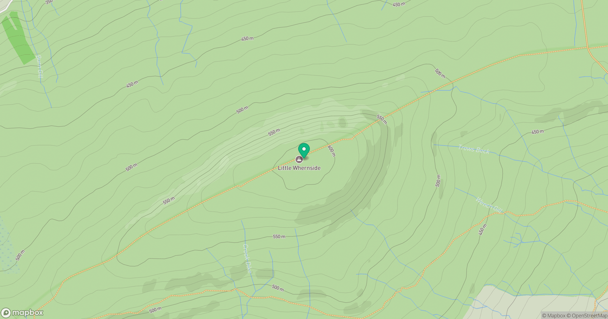 Little Whernside location map