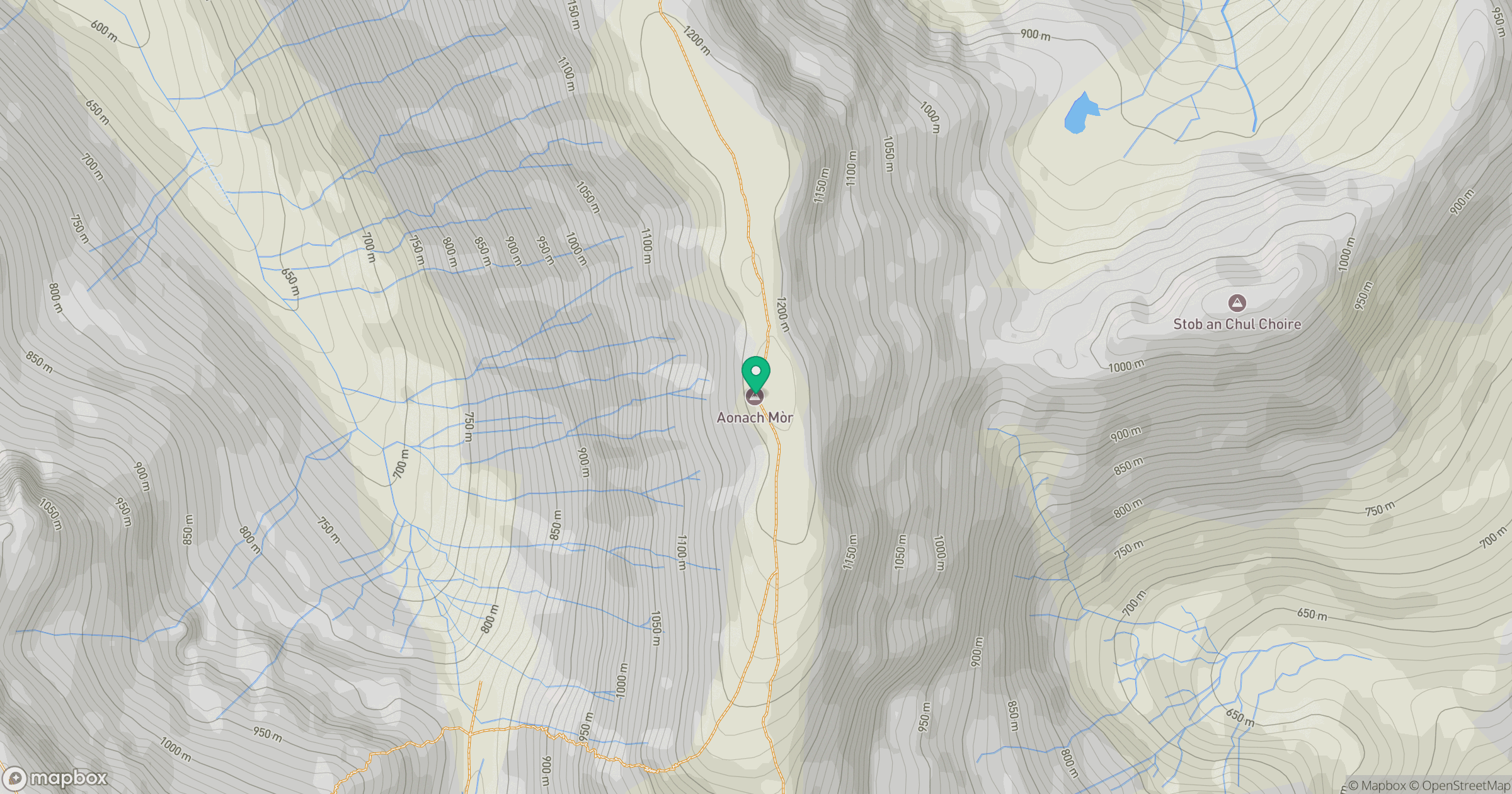 Aonach Mor location map